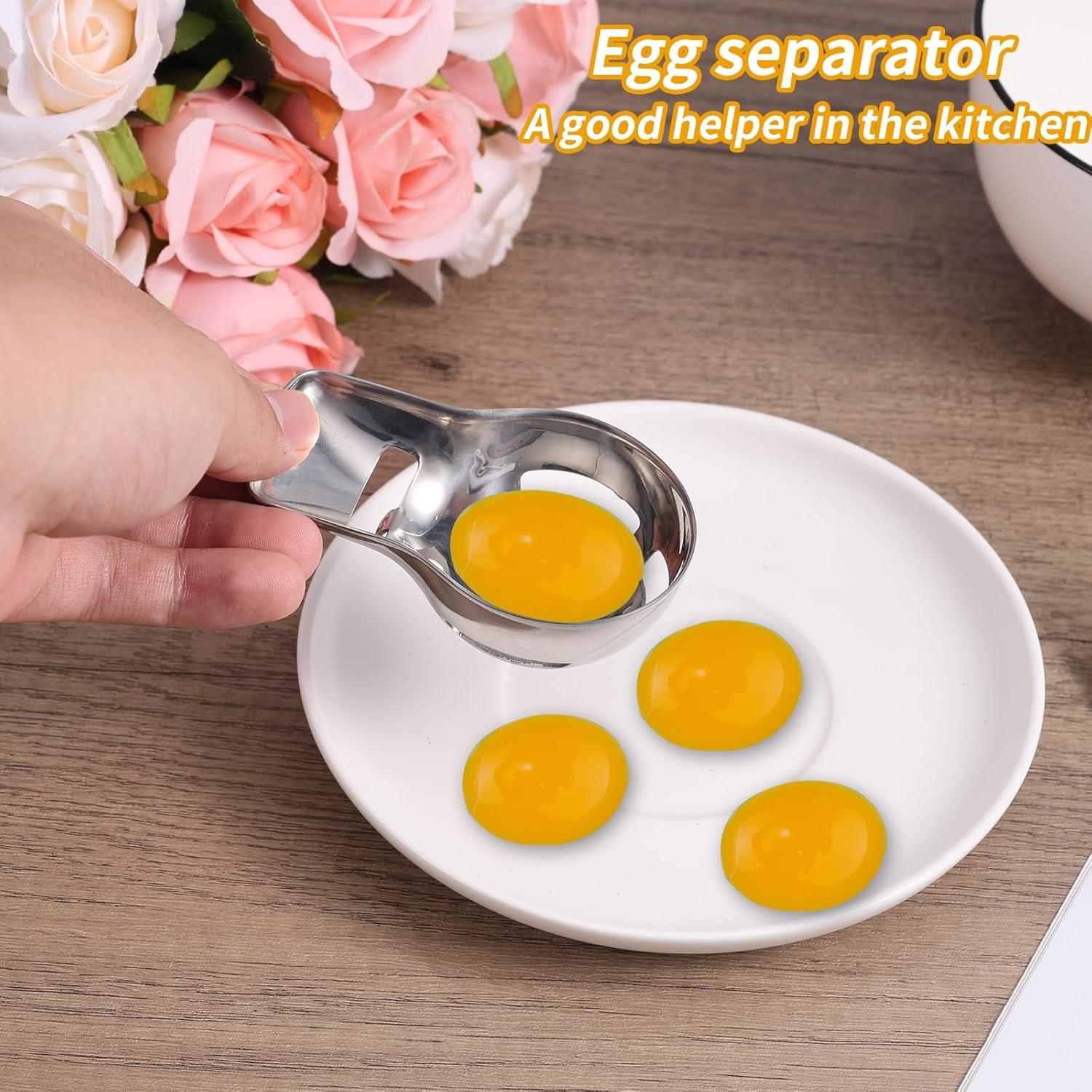 Separador de Yemas de Huevo BOXOB de Acero Inoxidable 8.9cm
