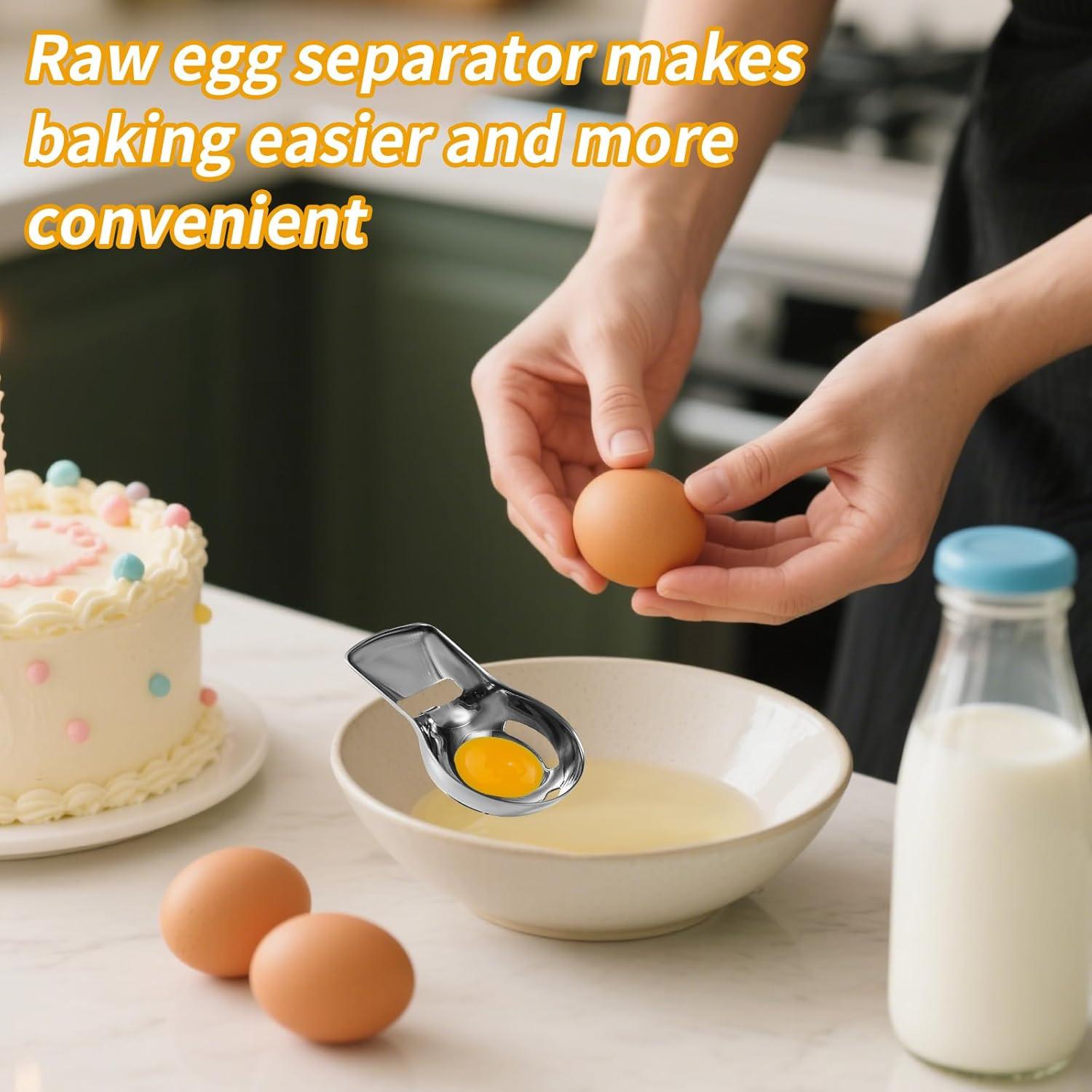 Separador de Yemas de Huevo BOXOB de Acero Inoxidable 8.9cm