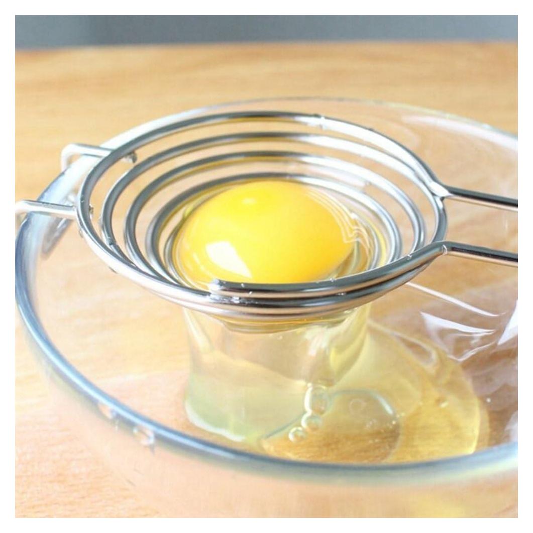 Separador de Huevos de Acero Inoxidable Wentoenapp - Gadget de Cocina