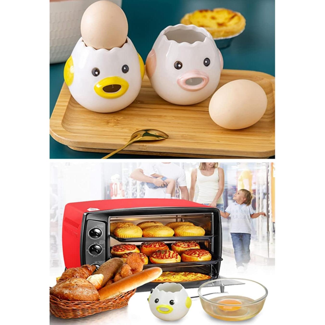 Separador de Huevos Cerámica RUITASA Amarillo 7.69 cm