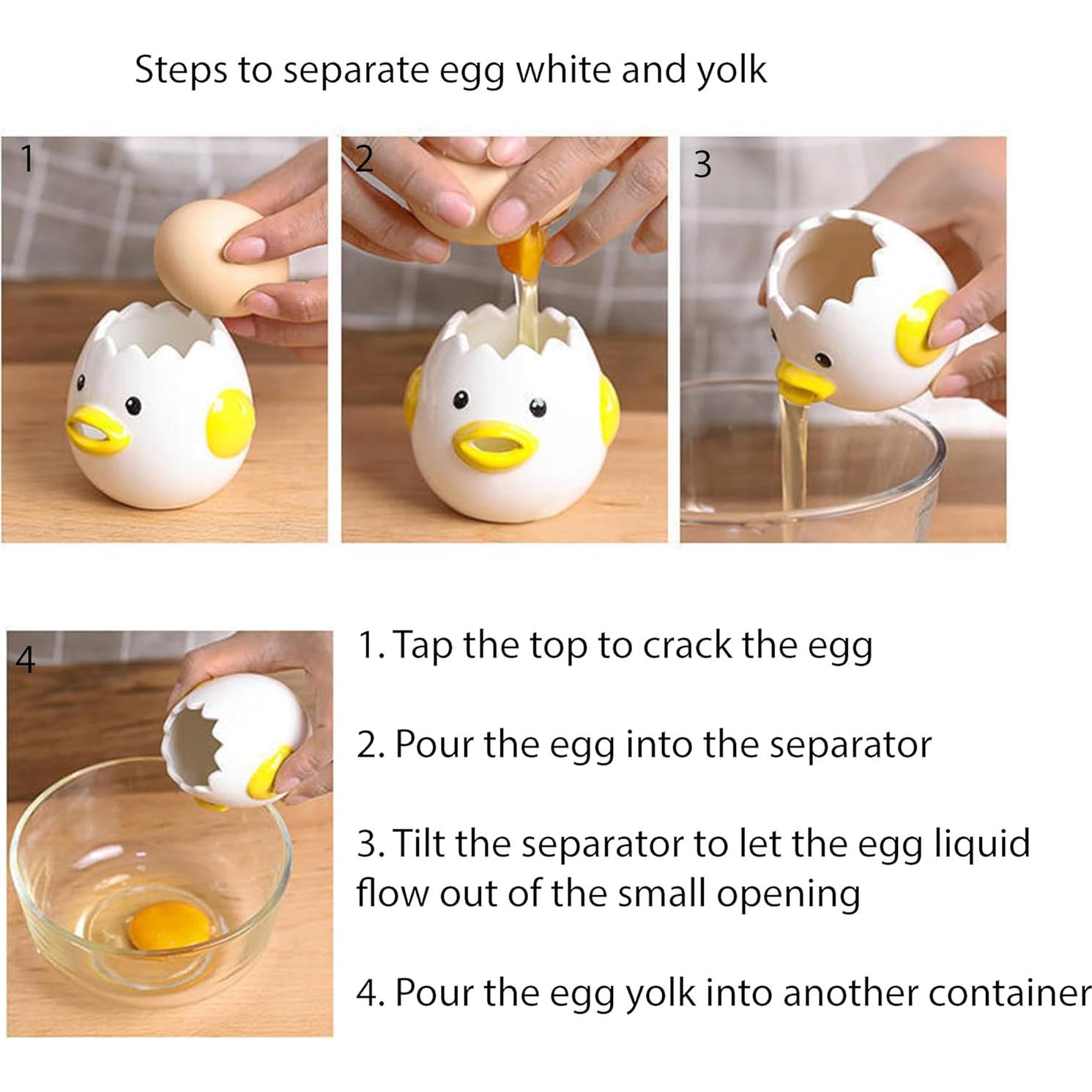 Separador de Huevos Cerámico XINYIDAO - Diseño Pollito 7.6cm