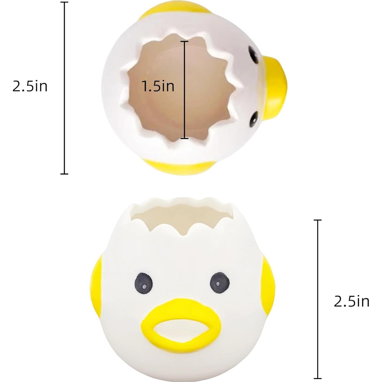 Separador de Huevos Cerámico XINYIDAO - Diseño Pollito 7.6cm
