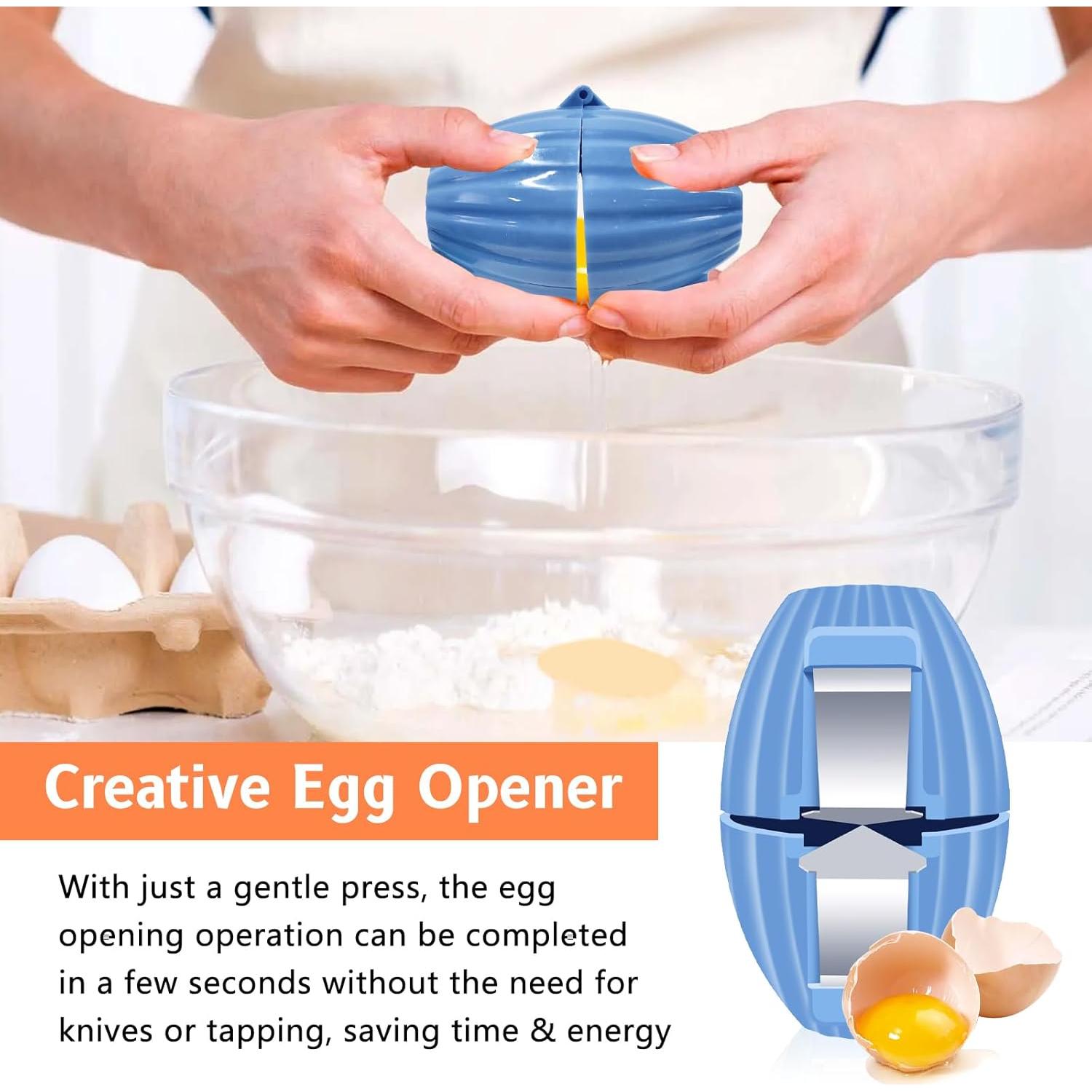 Abridor de Cáscaras de Huevos TLM Azul - 2 Piezas
