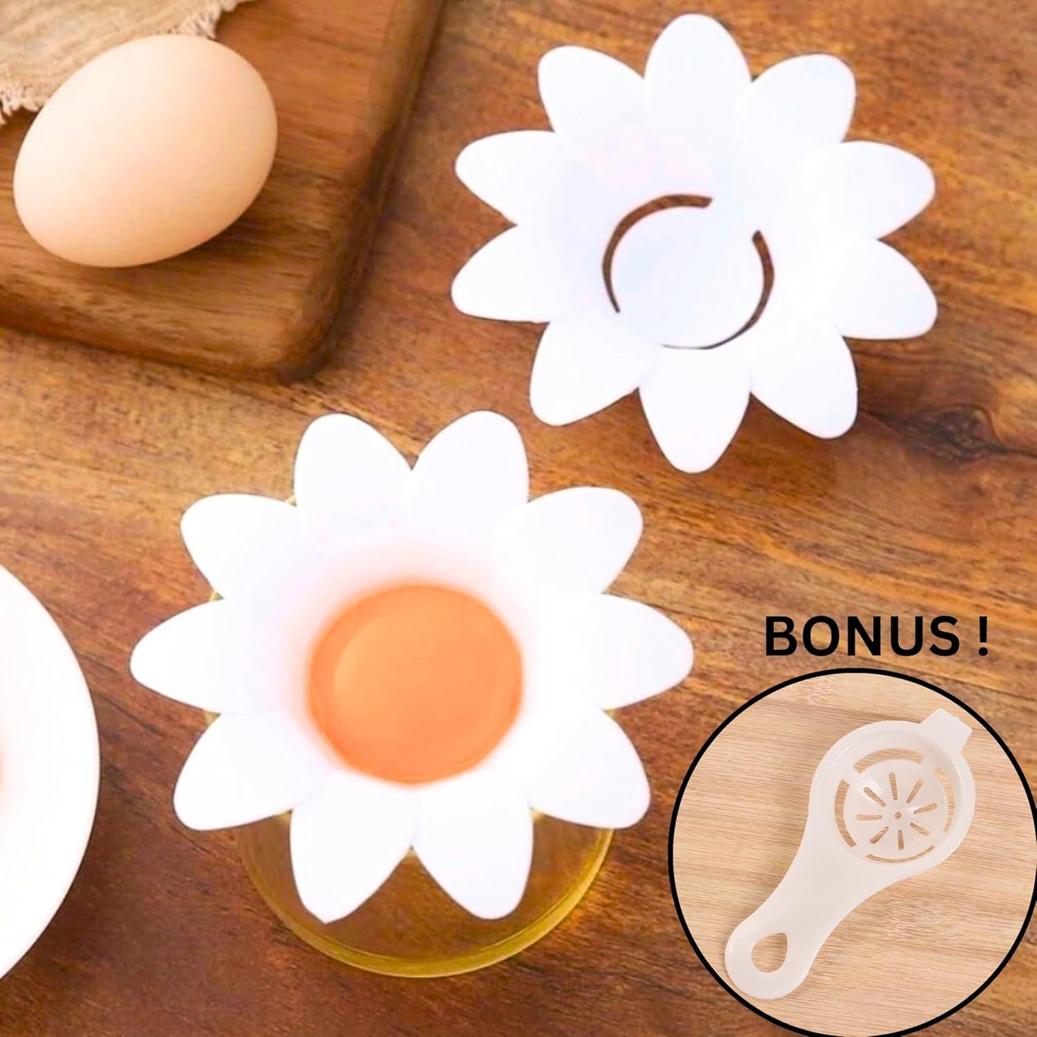 Separador de Huevo Margarita Genérico - Plástico Blanco