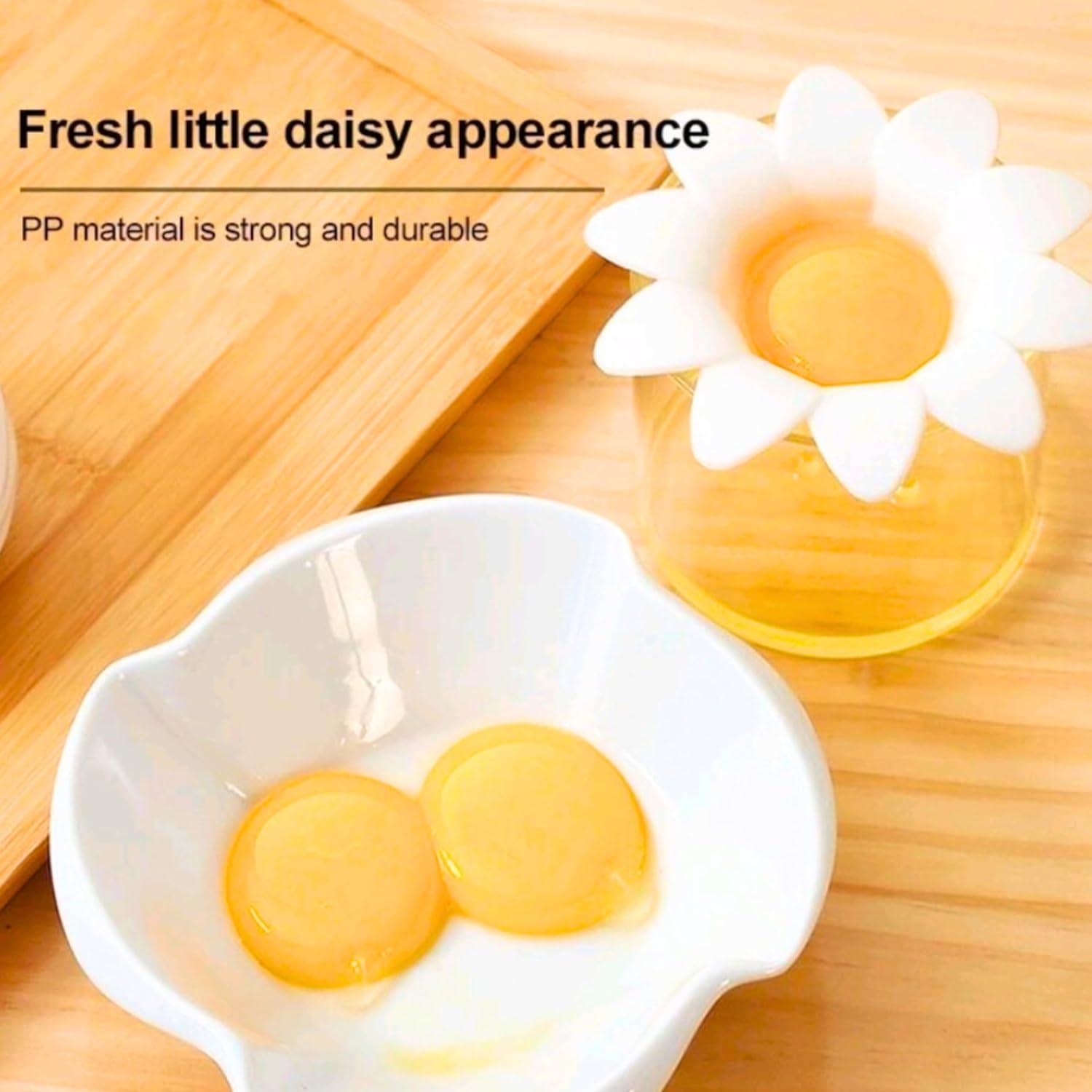 Separador de Huevo Margarita Genérico - Plástico Blanco