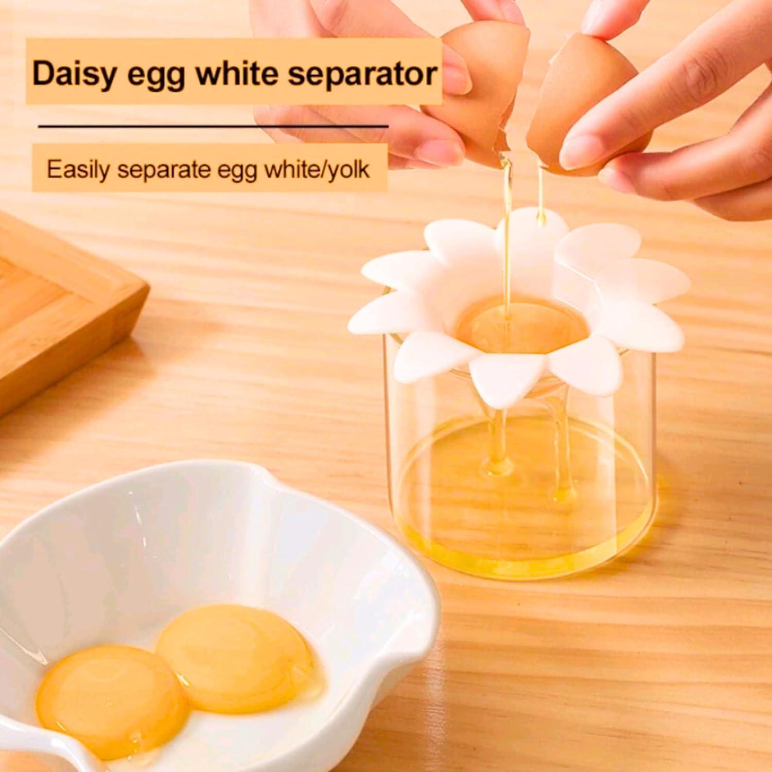 Separador de Huevo Margarita Genérico - Plástico Blanco