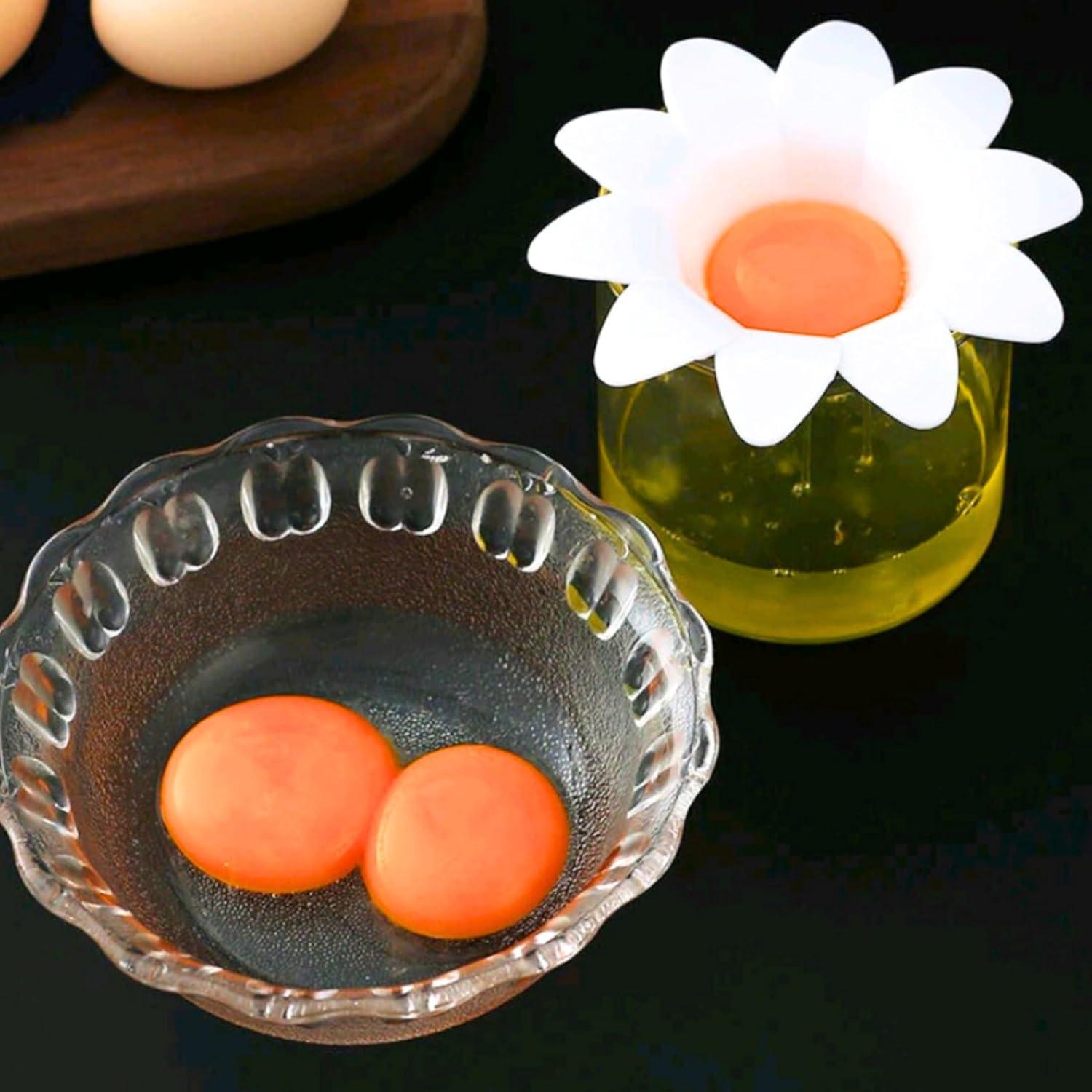 Separador de Huevo Margarita Genérico - Plástico Blanco