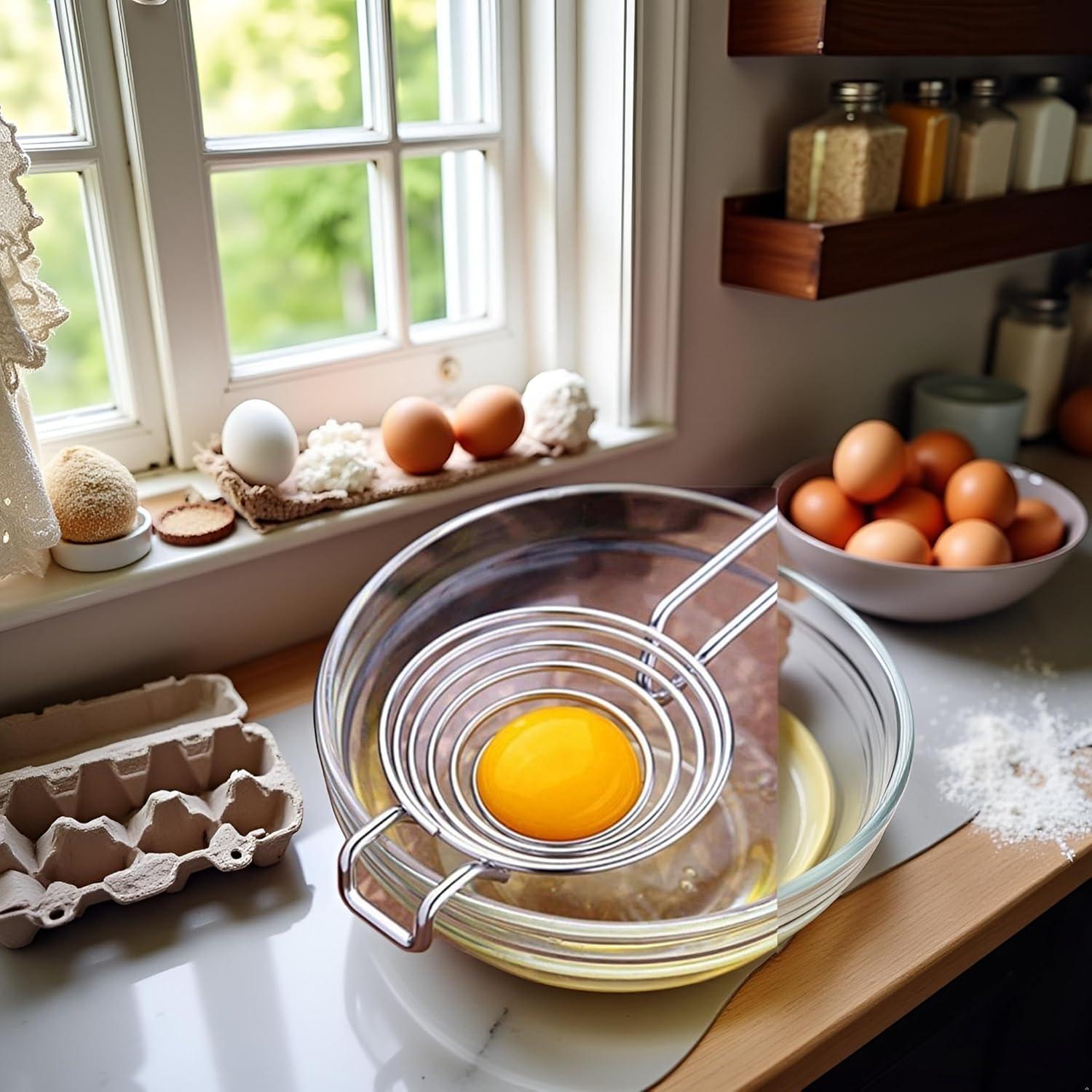 Separador de Huevos Jizlan de Acero Inoxidable Apto para Lavavajillas