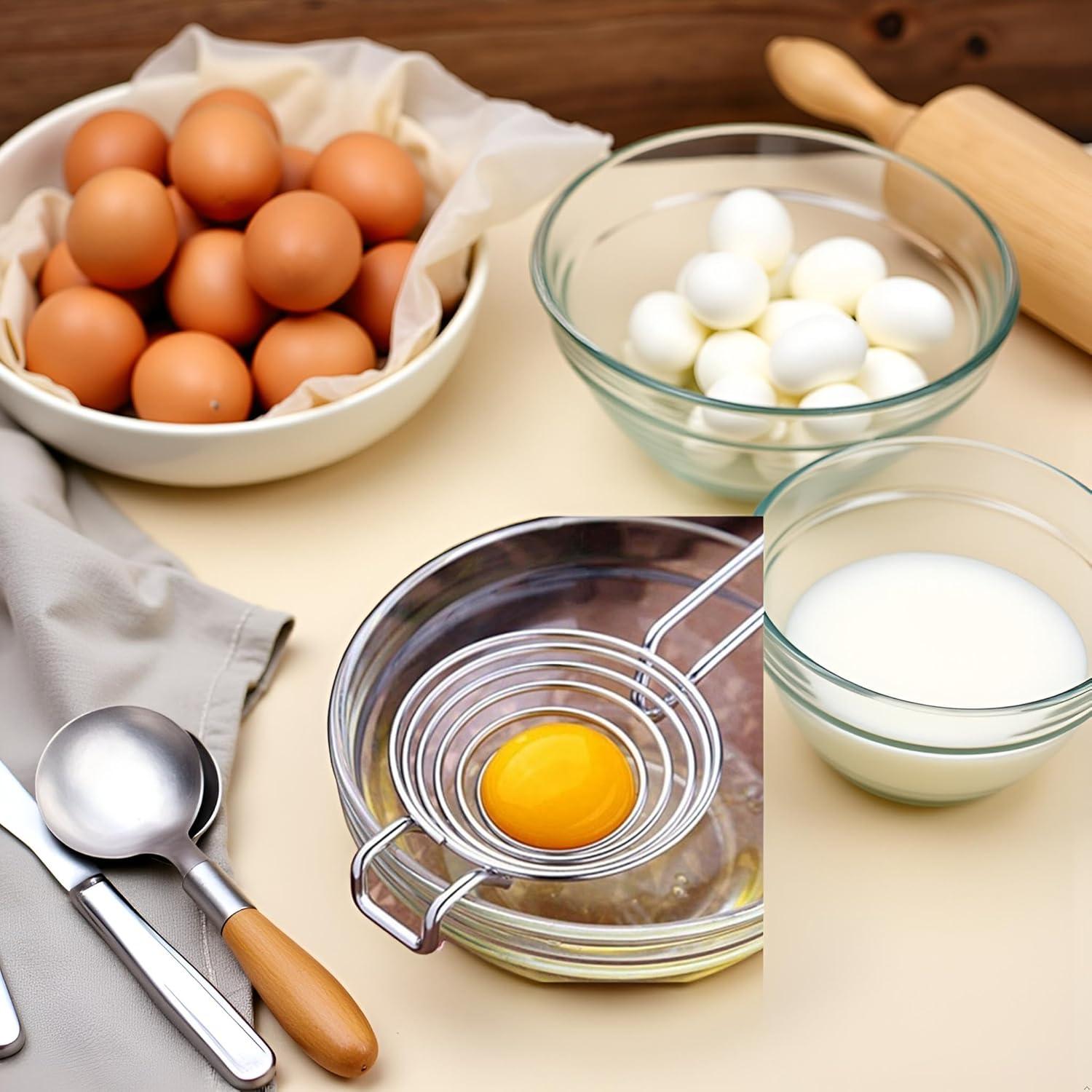 Separador de Huevos Jizlan de Acero Inoxidable Apto para Lavavajillas