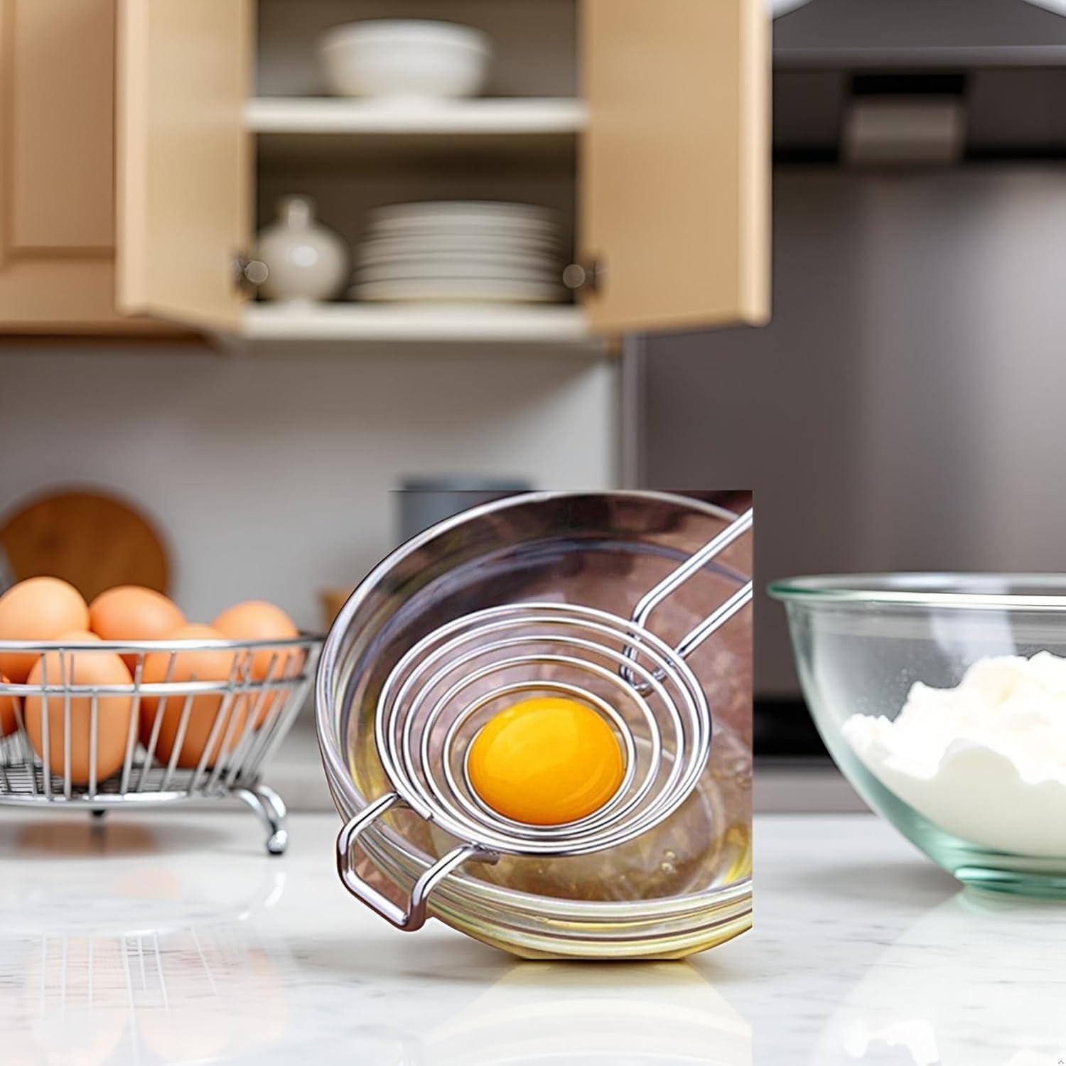 Separador de Huevos Jizlan de Acero Inoxidable Apto para Lavavajillas