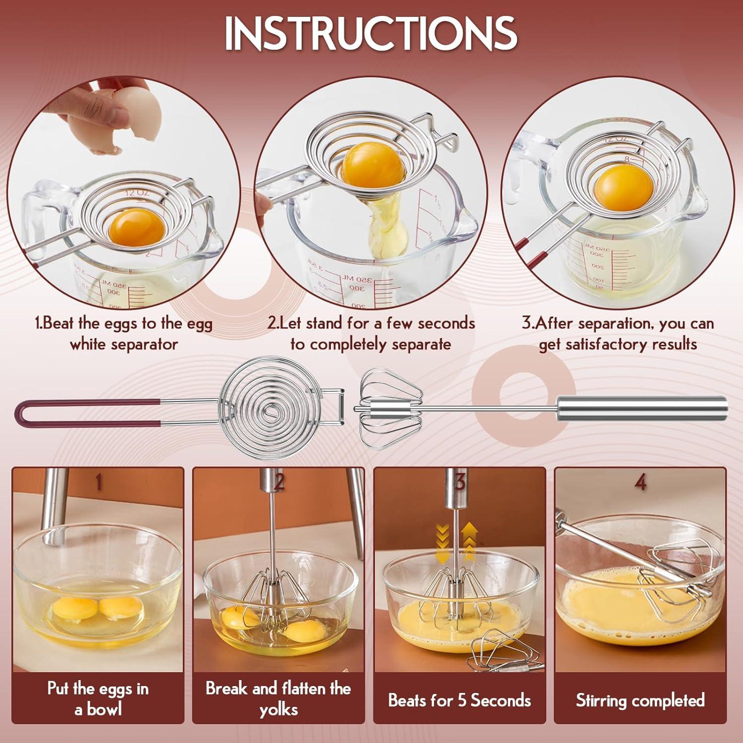 Juego de Batidores HCFGS 2 Piezas Acero Inoxidable