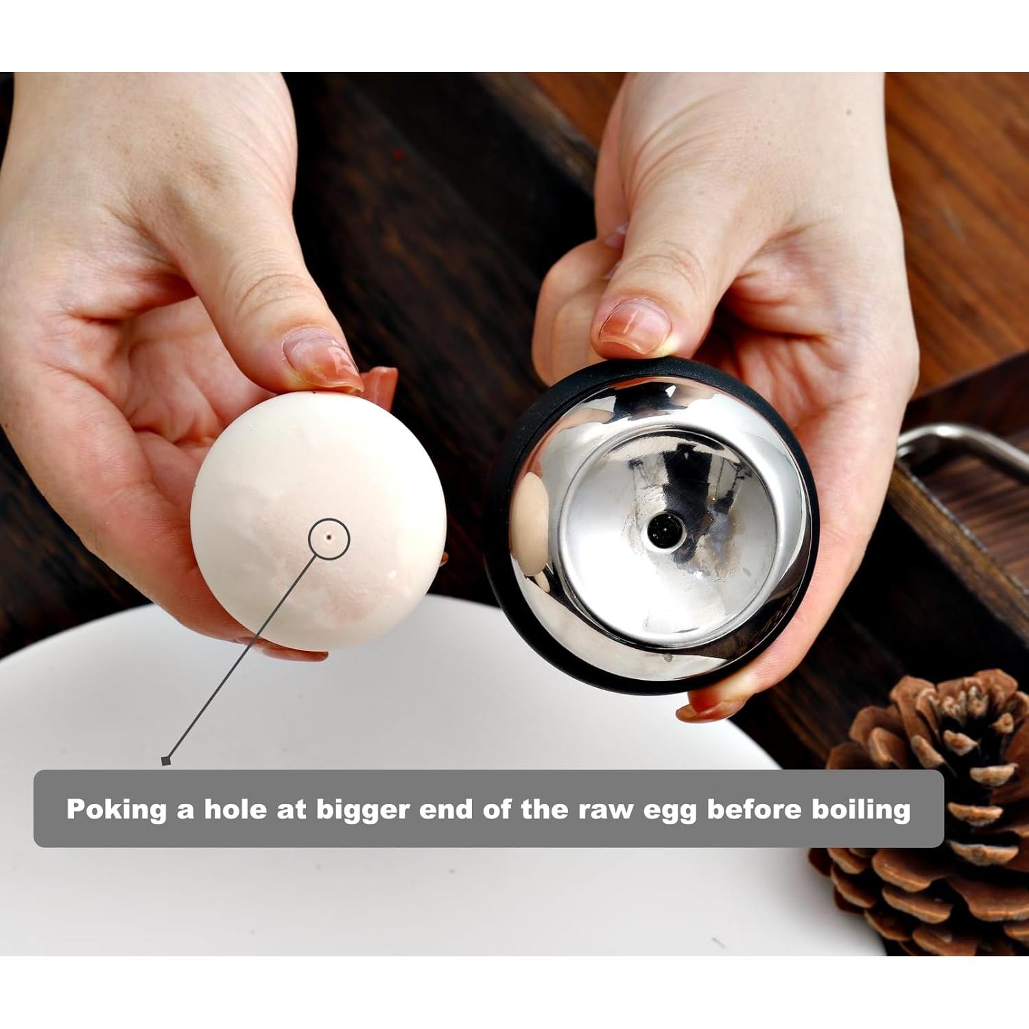 Perforador de Huevos Crudos ChaLeeMoo de Acero Inoxidable