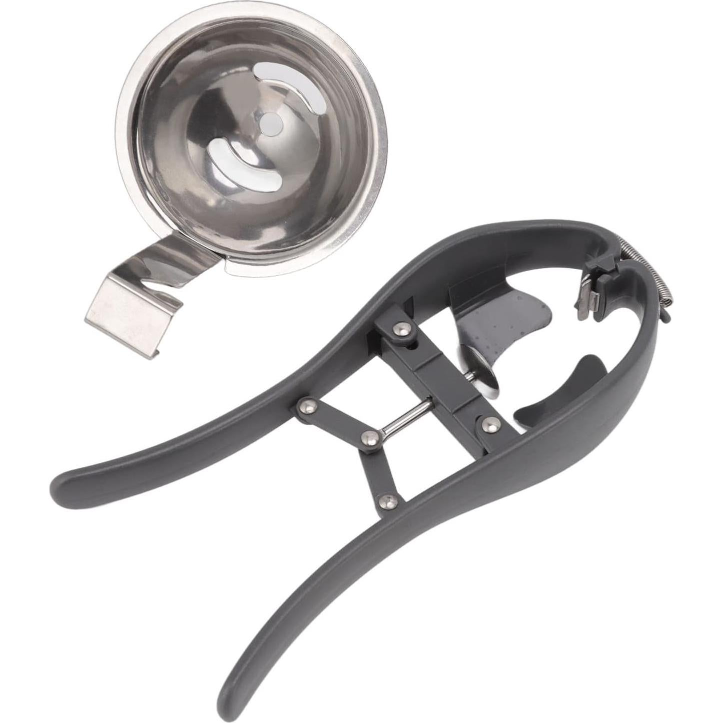 Stainless Steel Professional Egg Opener - Automatic Cracking Tool, Easy Eggshell Cutter, Hard & Soft-Boiled Eggs