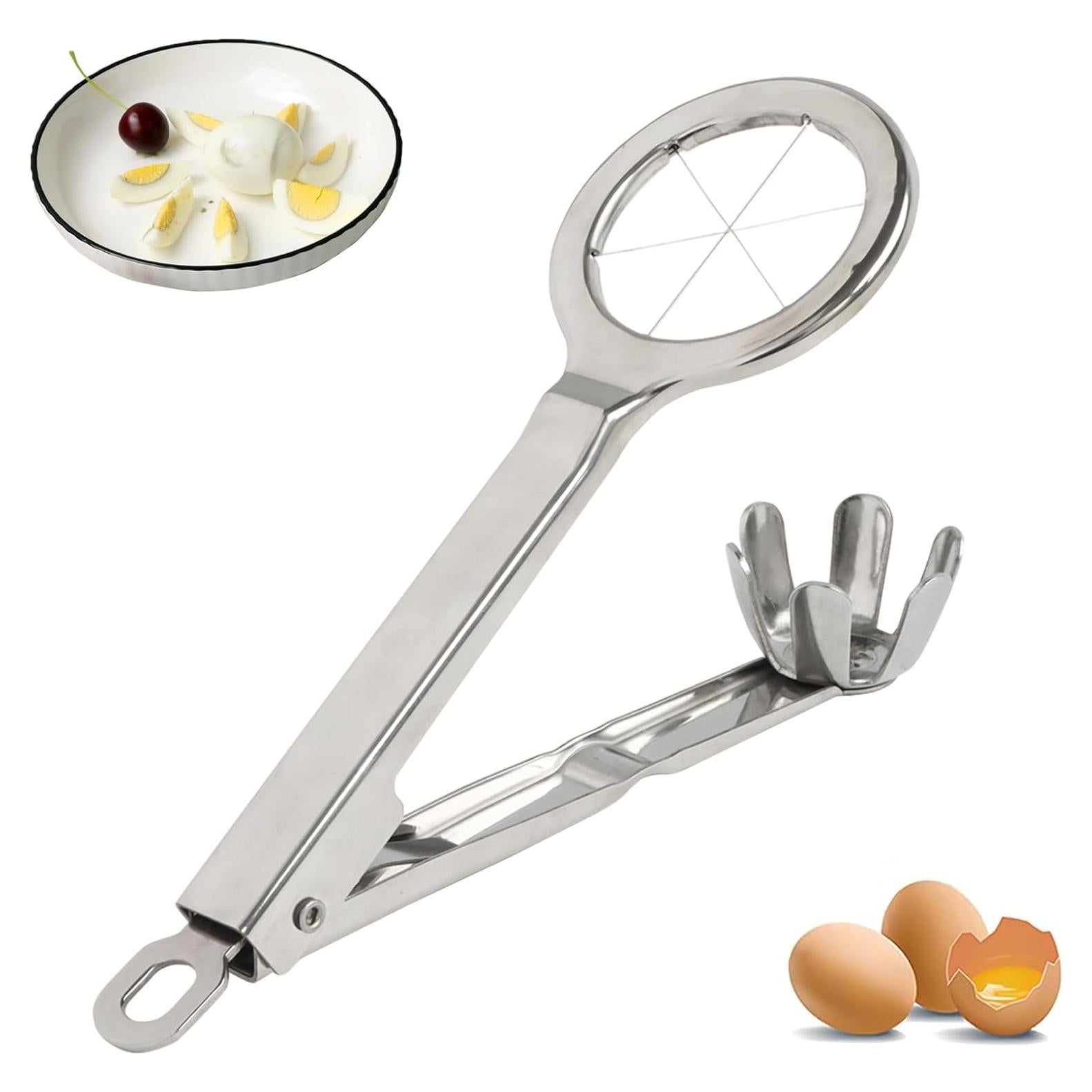 Cortador de Huevos KAYCROWN de Acero Inoxidable 6 Segmentos