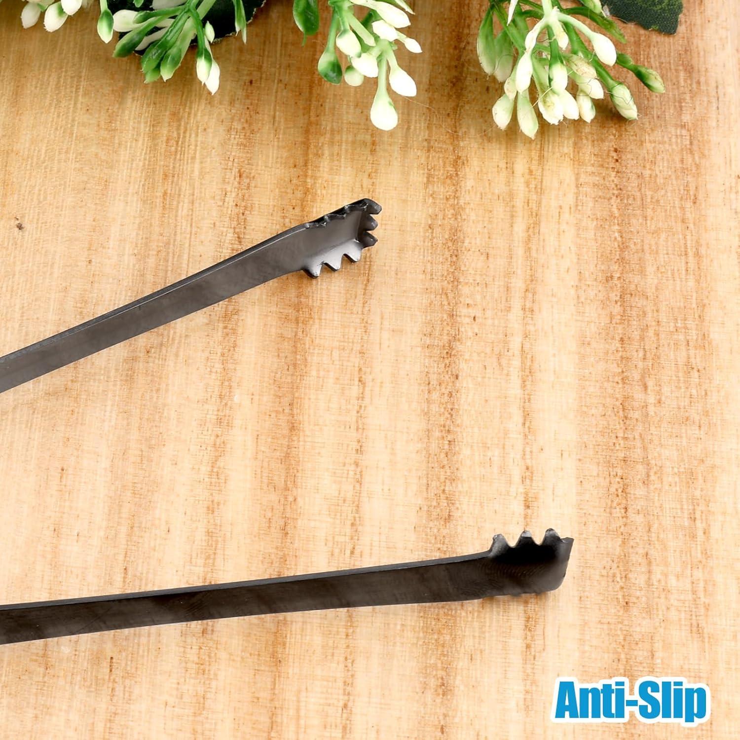 4 Pinzas de Acero Inoxidable BOXOB para Chalaza de Huevo 15.2 cm