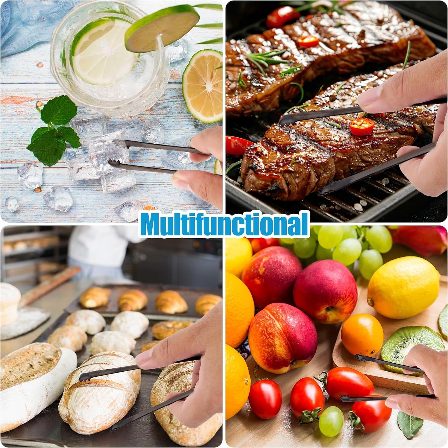 4 Pinzas de Acero Inoxidable BOXOB para Chalaza de Huevo 15.2 cm