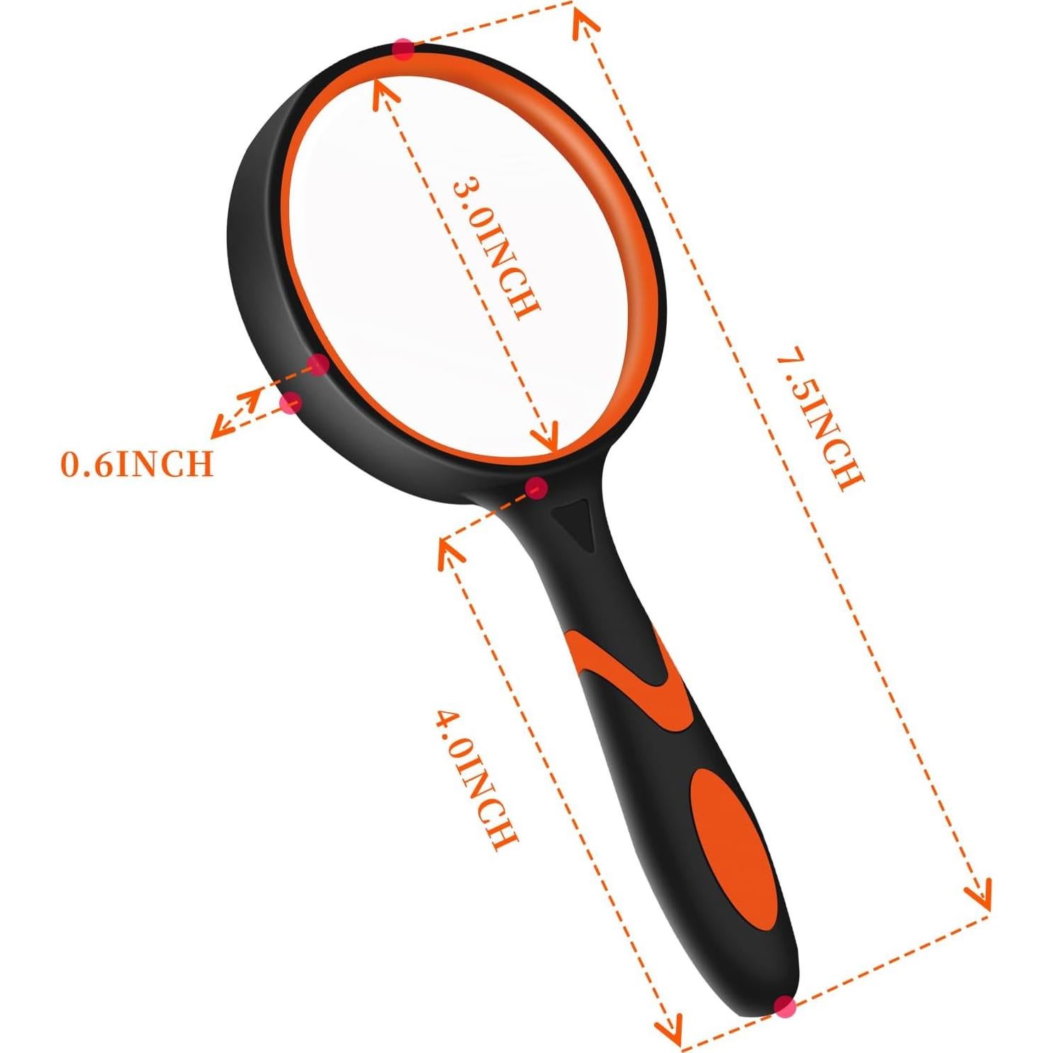 Paquete de 3 Lentes de Aumento SHENGQIDZ 10X 75mm