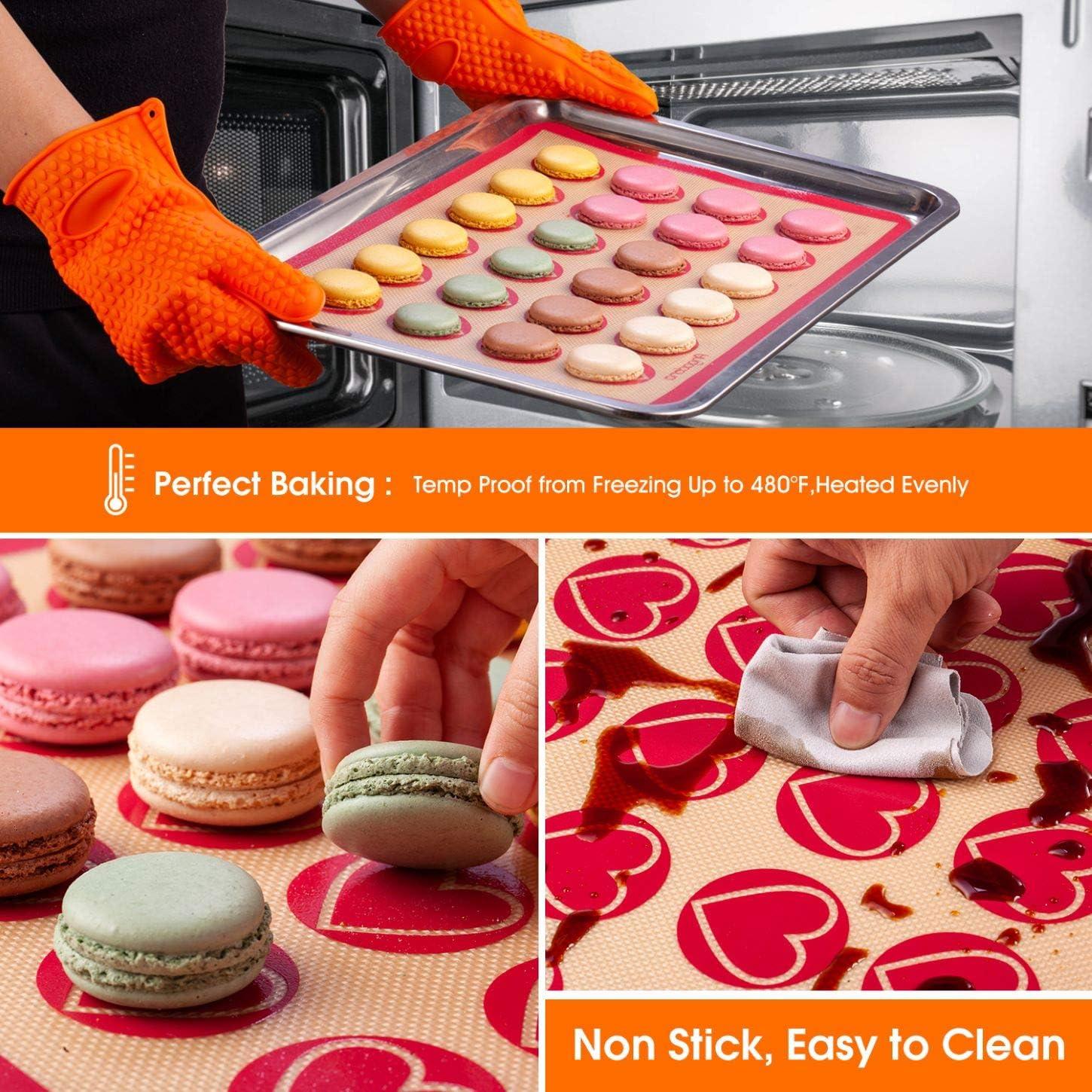 Kit de Hornear Macarons Angadona - 30 Piezas Silicona