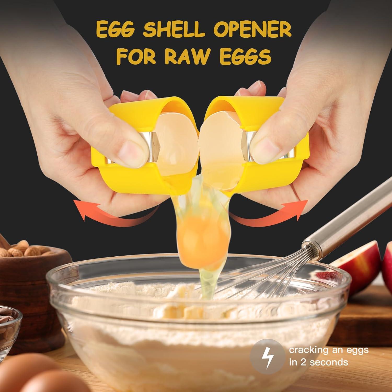 Abridor de cáscara de huevo SBMKK - 3 Piezas, Manual, Plástico