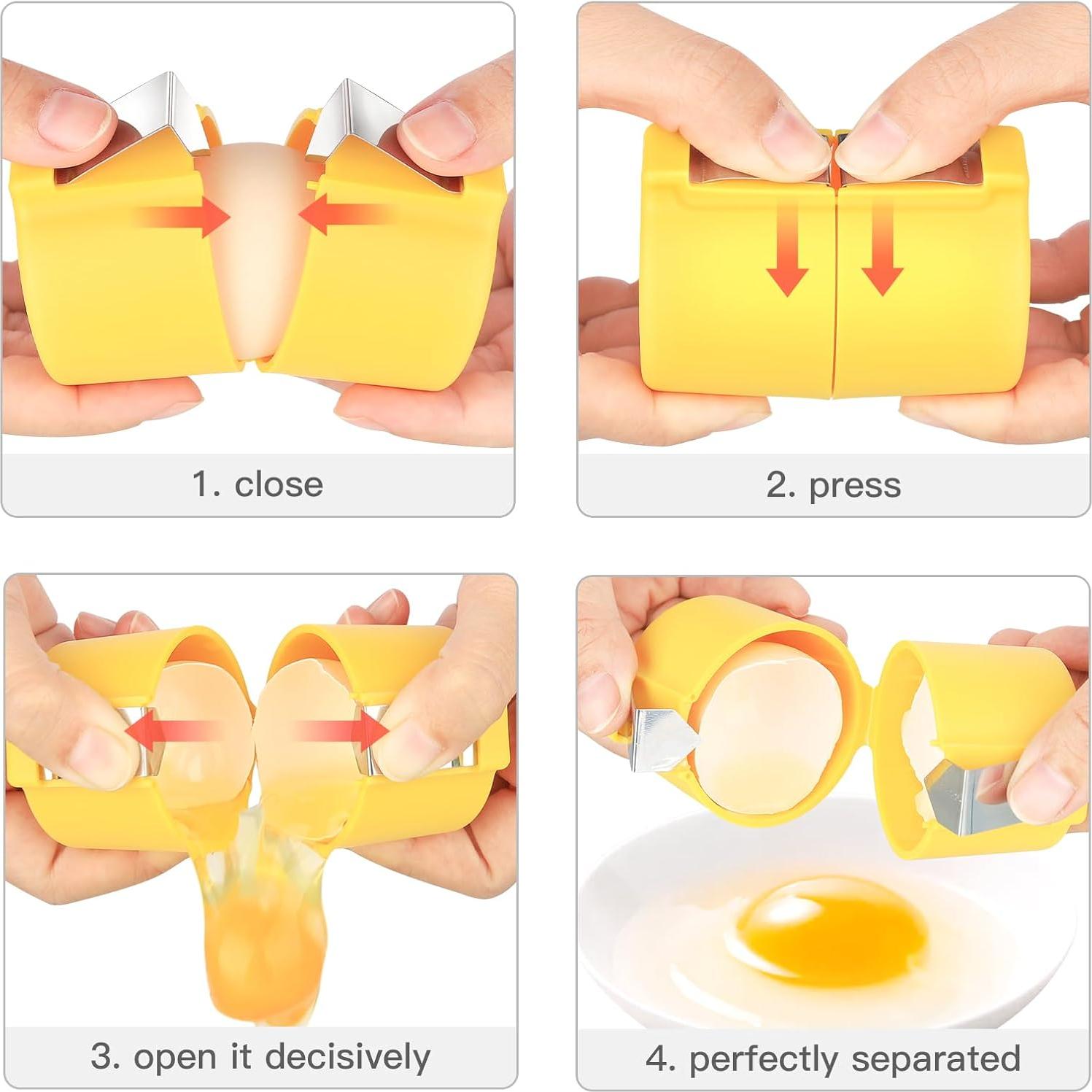 Abridor de cáscara de huevo SBMKK - 3 Piezas, Manual, Plástico