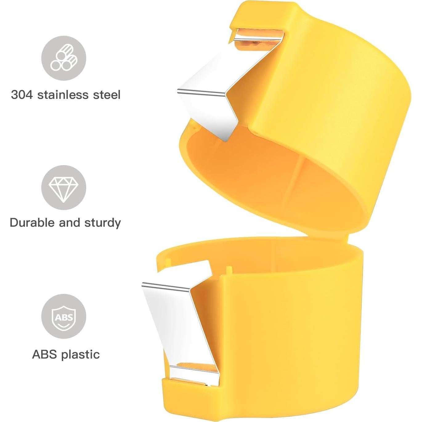 Abridor de cáscara de huevo SBMKK - 3 Piezas, Manual, Plástico