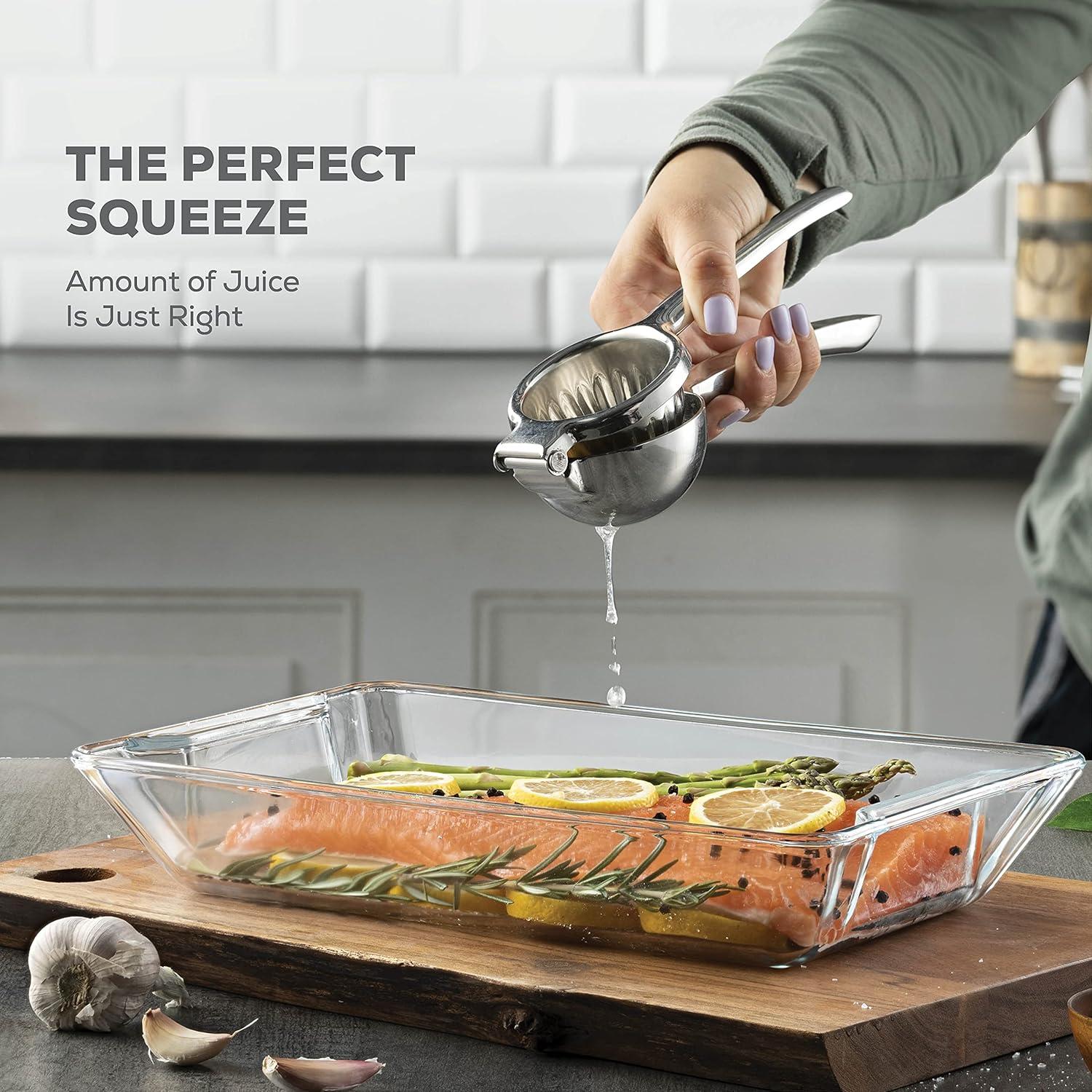 Exprimidor de Limón Manual FineDine Acero Inoxidable 0.75L