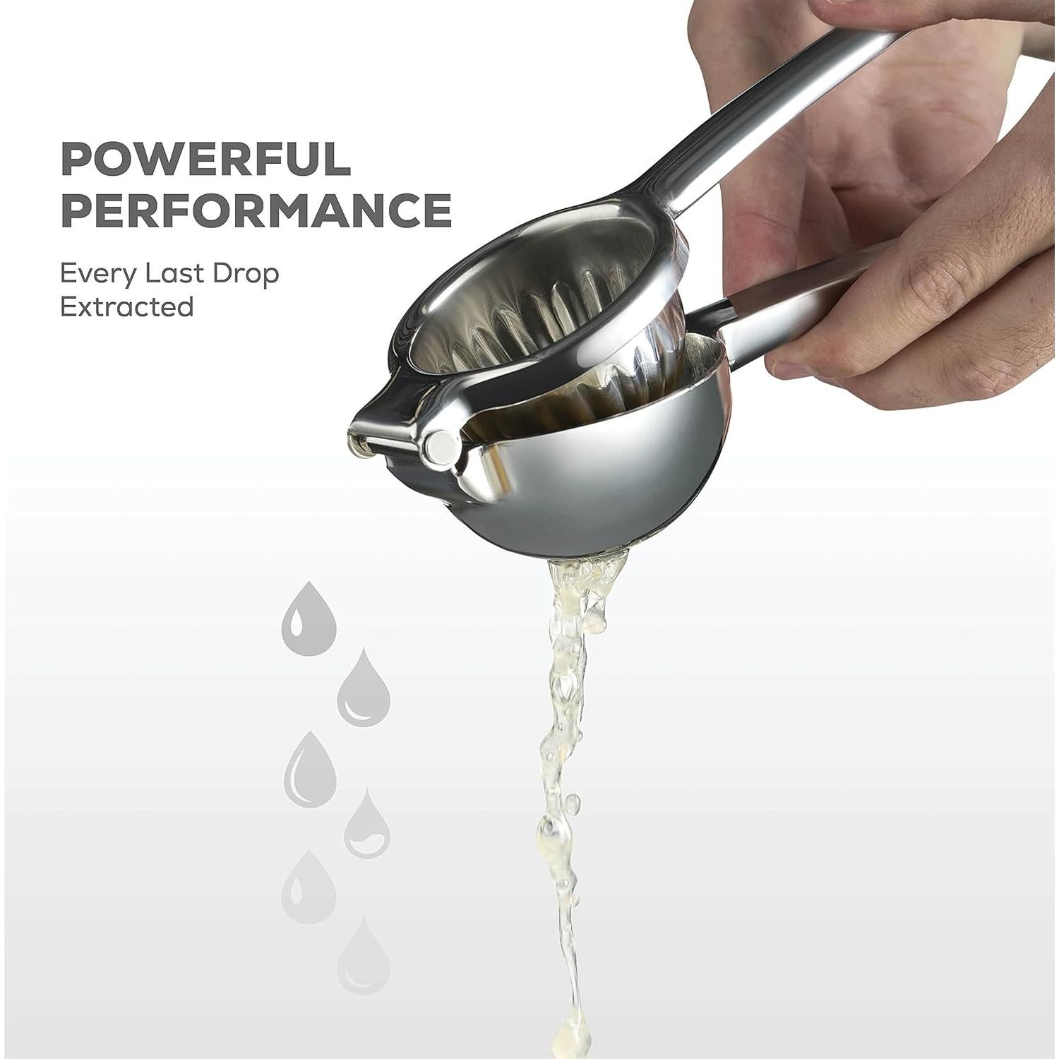 Exprimidor de Limón Manual FineDine Acero Inoxidable 0.75L