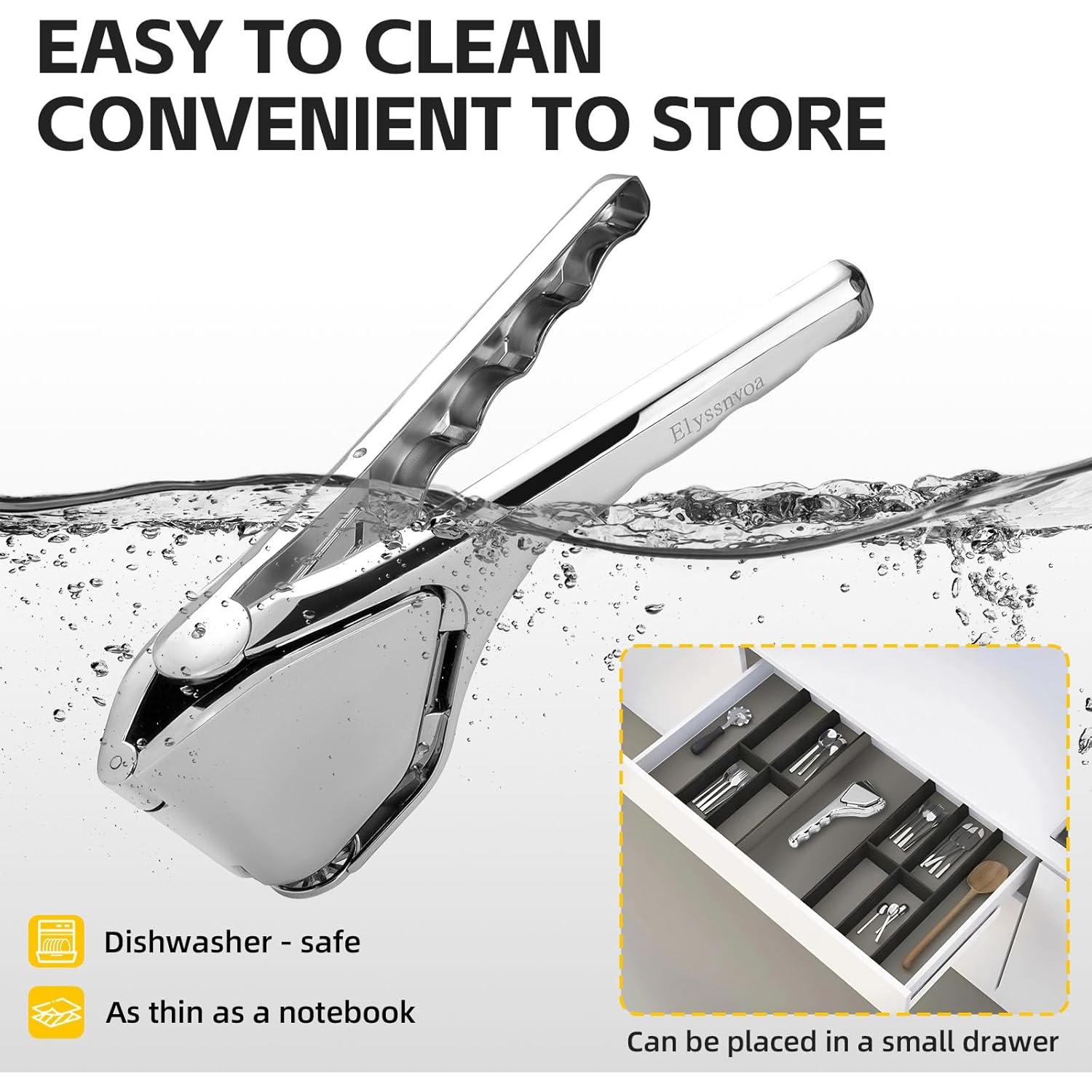 Exprimidor Manual de Limón Elyssnova de Acero Inoxidable