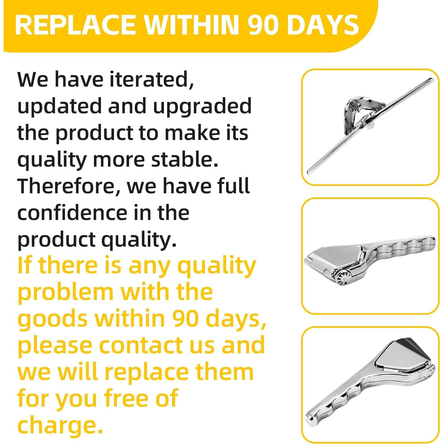 Exprimidor Manual de Limón Elyssnova de Acero Inoxidable