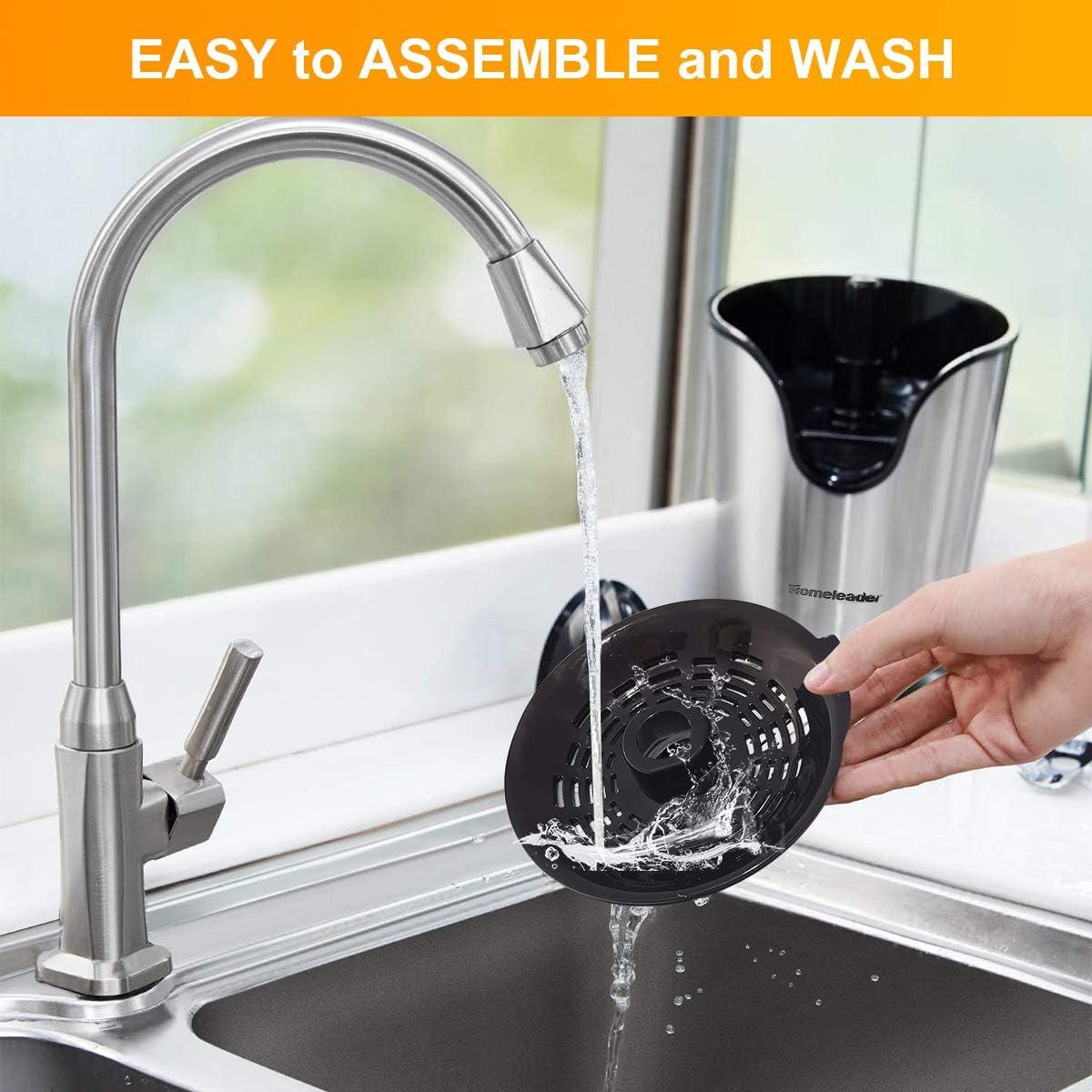 Exprimidor Eléctrico Homeleader de Cítricos 0.5L Acero Inoxidable