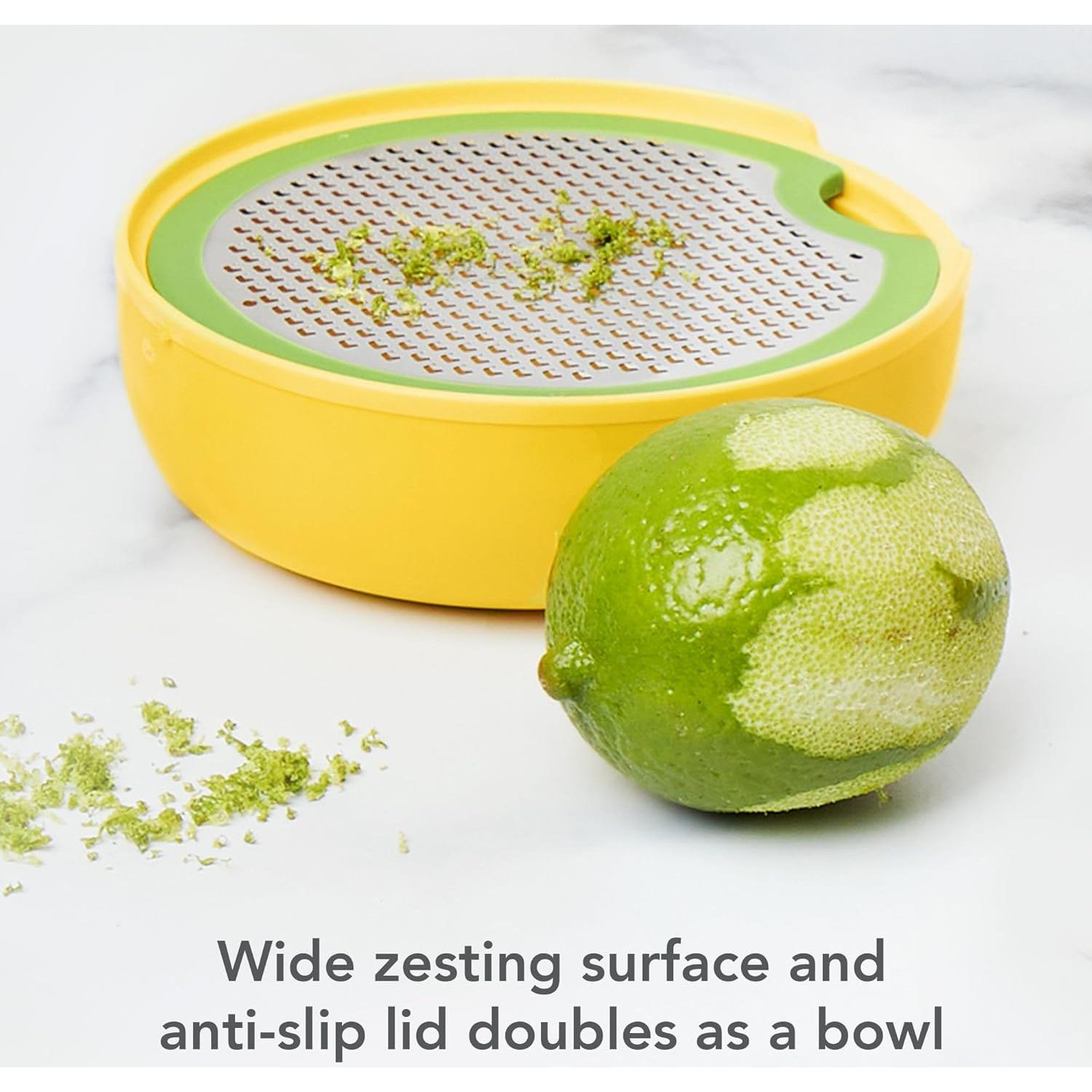 Exprimidor y Rallador de Cítricos Tovolo 3 en 1 Blanco y Amarillo