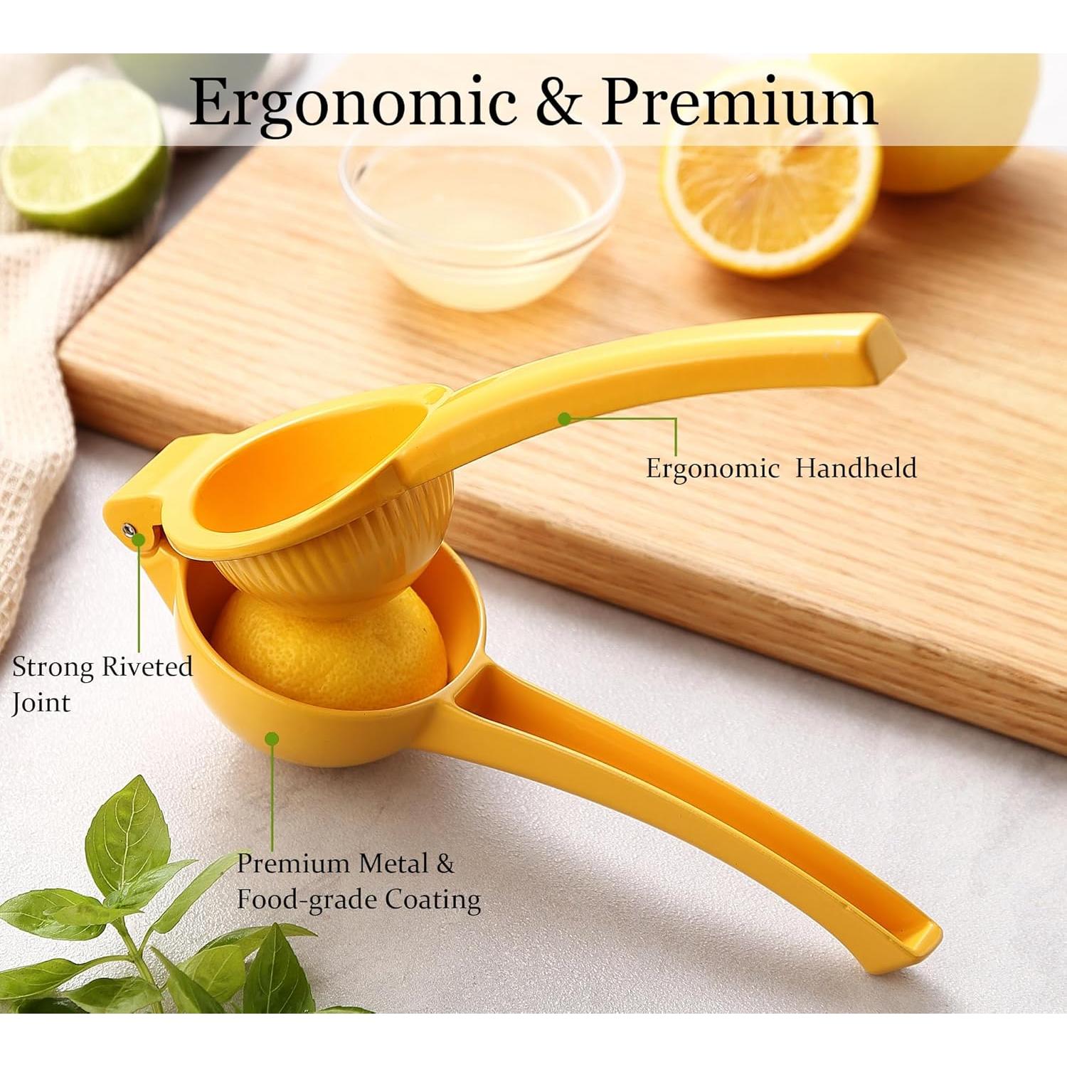 Exprimidor de Limón Manual Domonic Home Amarillo Ergonómico