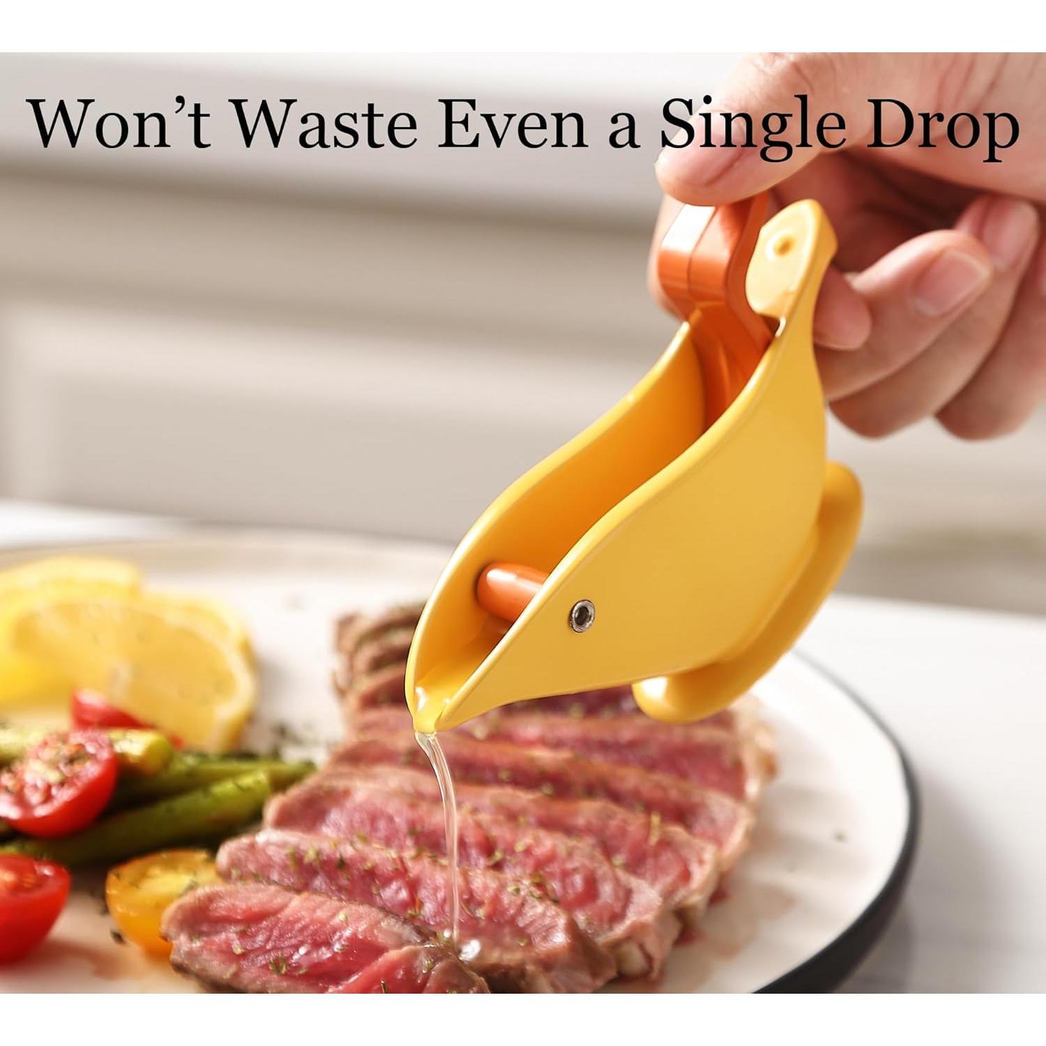 Exprimidor de Limón Manual Domonic Home Amarillo Ergonómico