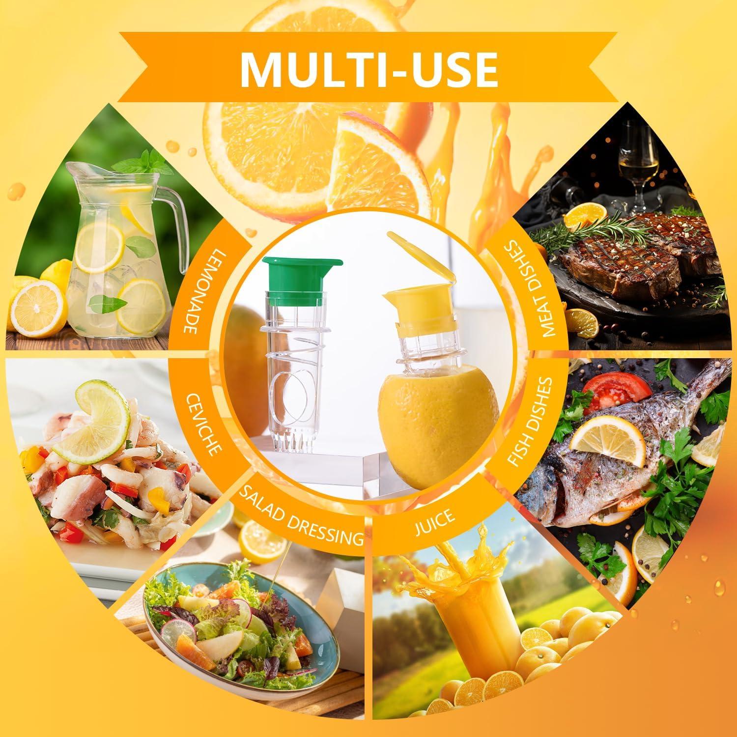 Exprimidor de Limón Manual FXJQOOR 40g Portátil con Filtro