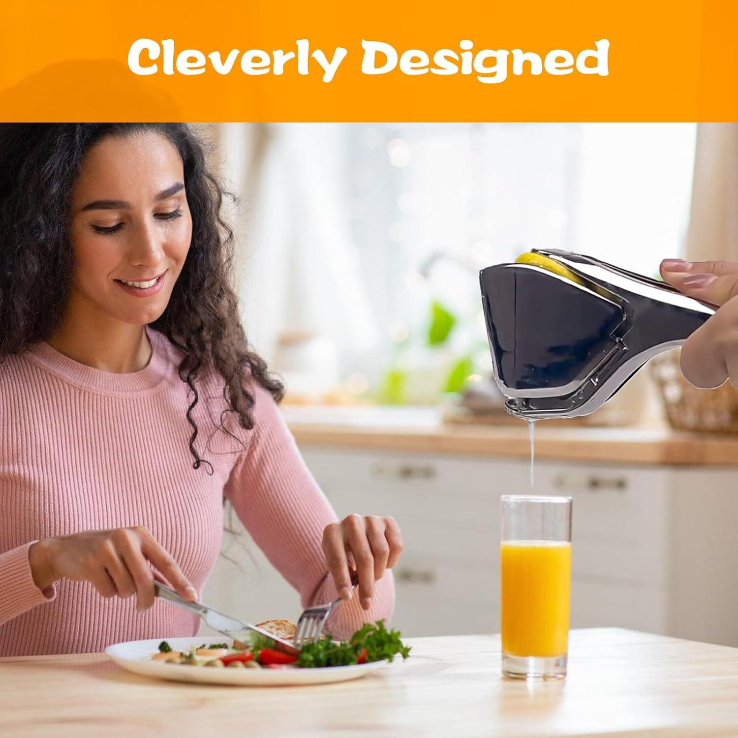 Exprimidor de Limón ZHIYUEJING de Acero Inoxidable 20x7cm