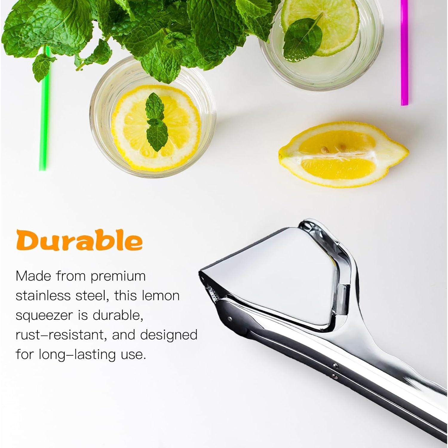 Exprimidor de Limón ZHIYUEJING de Acero Inoxidable 20x7cm