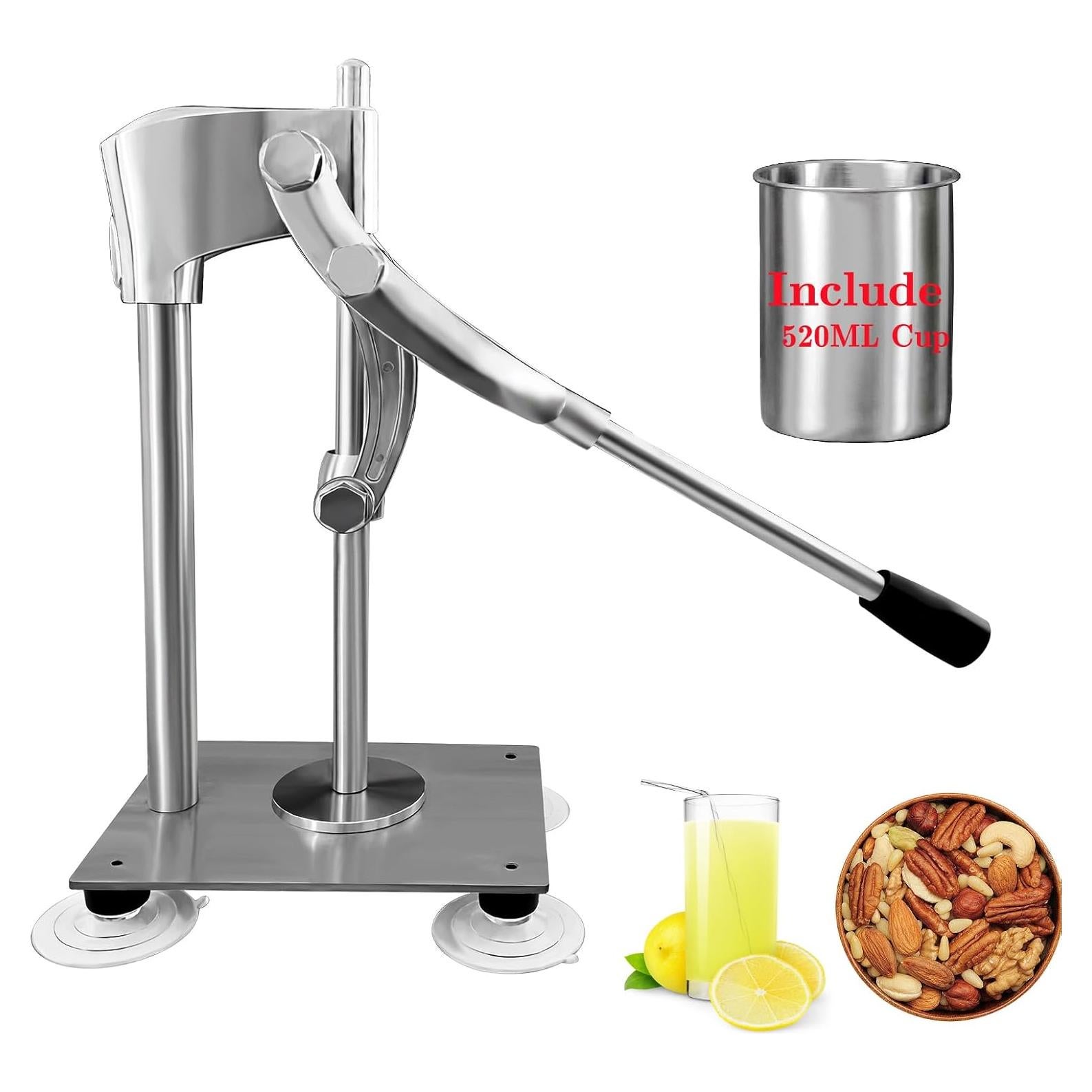 Exprimidor Manual Dsyisvia de Limón y Naranjas, Acero Inoxidable