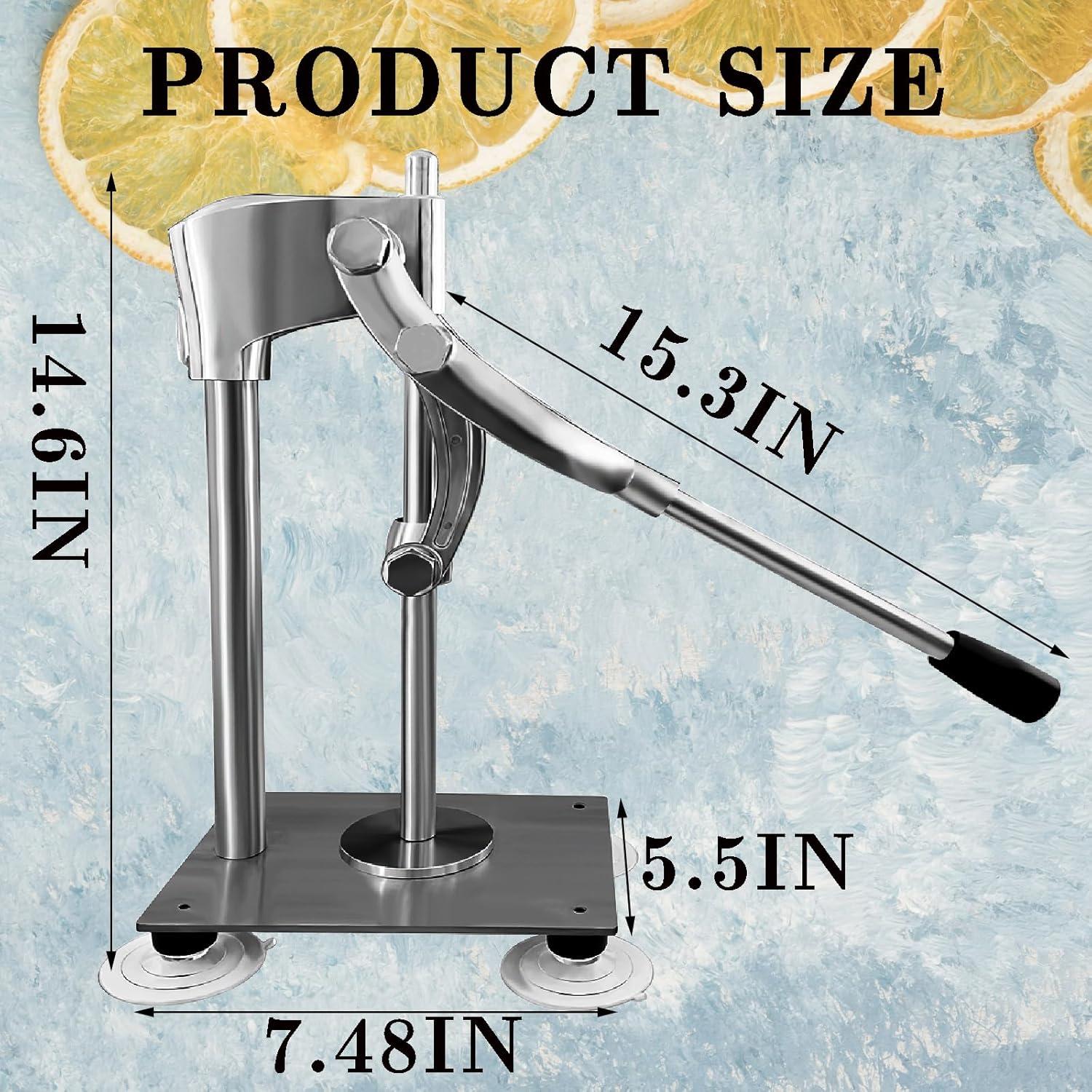 Exprimidor Manual Dsyisvia de Limón y Naranjas, Acero Inoxidable