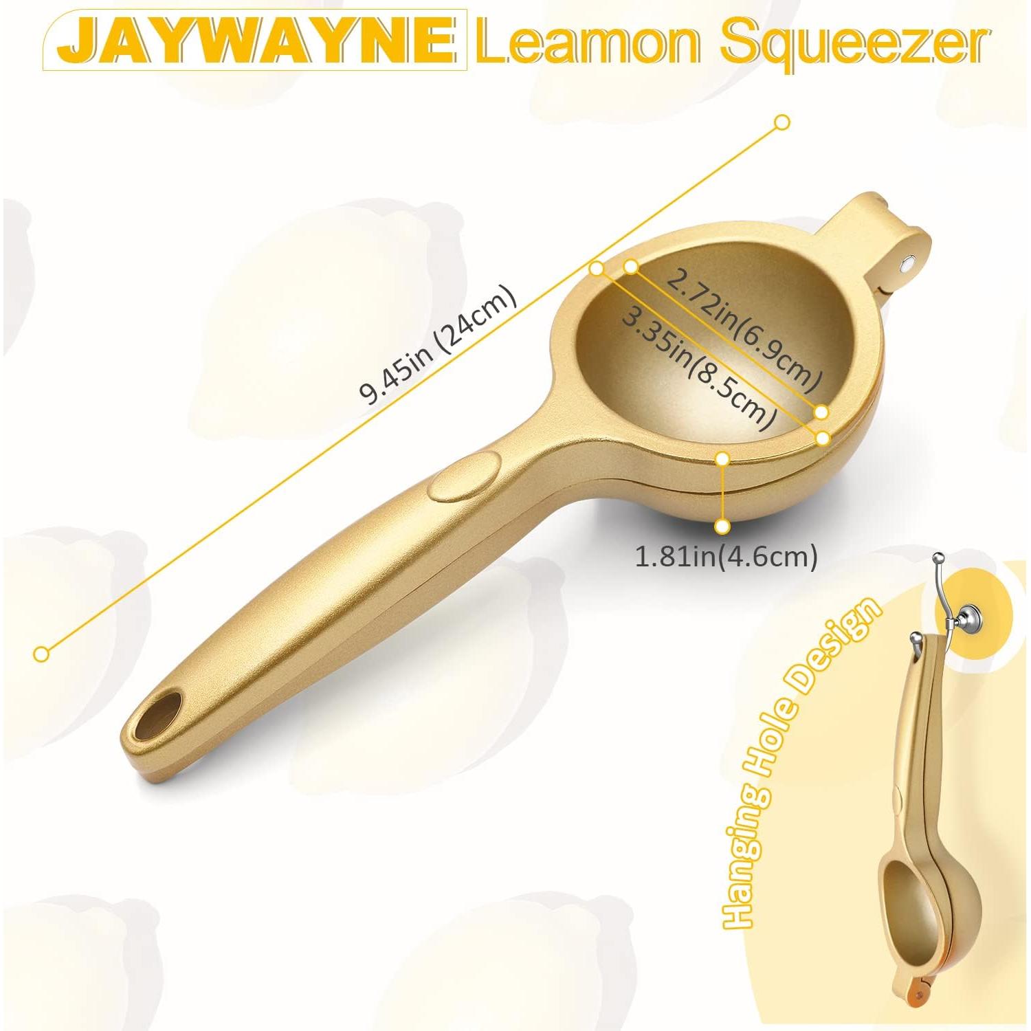 Exprimidor Manual de Limón JAYWAYNE 0.75L Oro Duradero