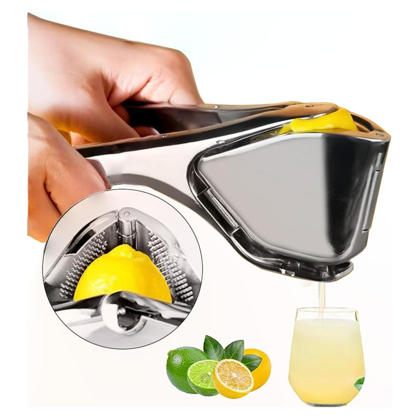 Exprimidor de Limones RUVAIKER de Acero Inoxidable Plegable
