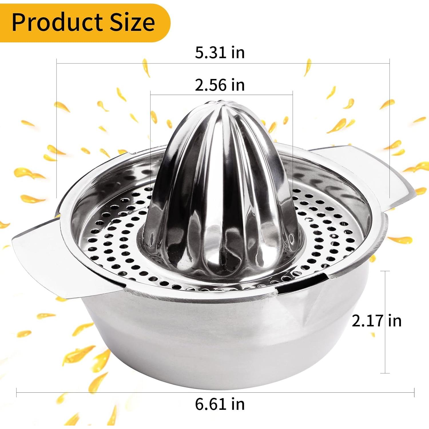 Exprimidor Manual de Limón KINMINGZHU Acero Inoxidable 17cm