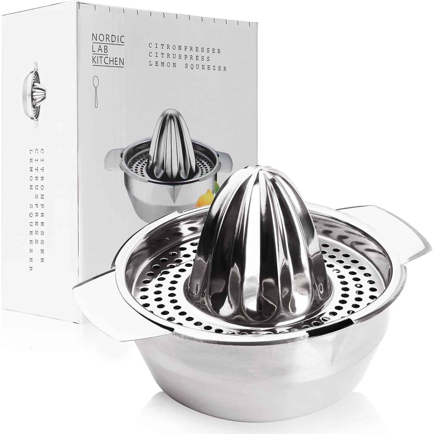 Exprimidor Manual de Limón KINMINGZHU Acero Inoxidable 17cm