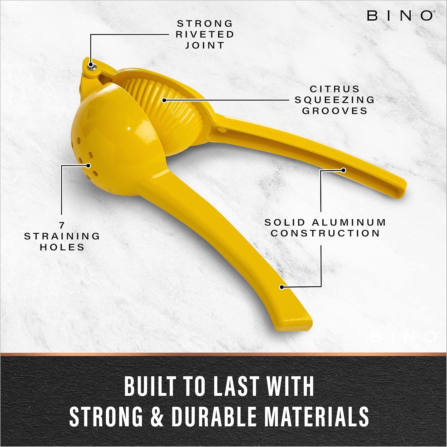 Exprimidor de Limón BINO de Aluminio Amarillo 0.5L Manual