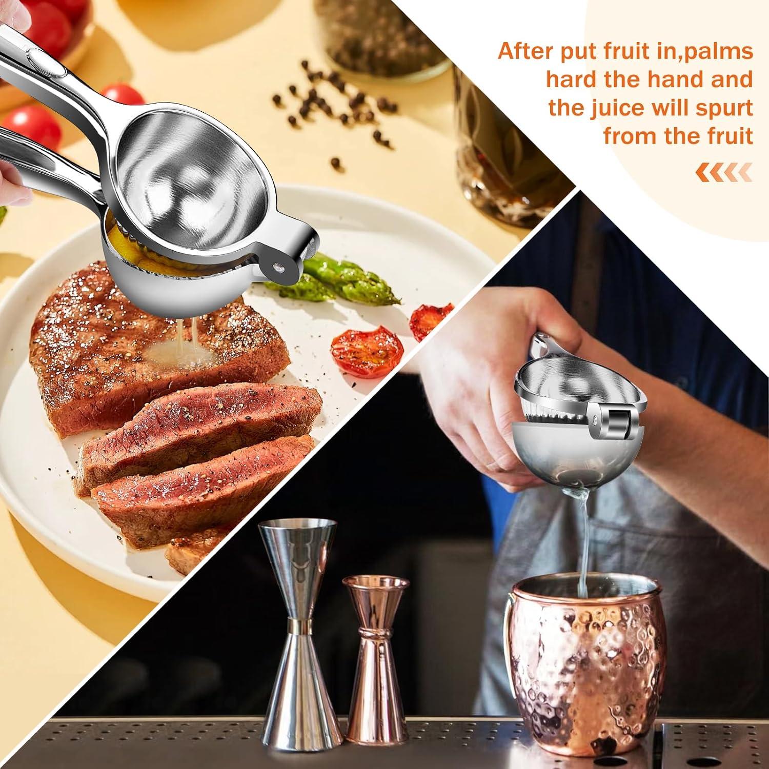 Exprimidor Manual de Limón GIUOIDUO Acero Inoxidable 7 cm