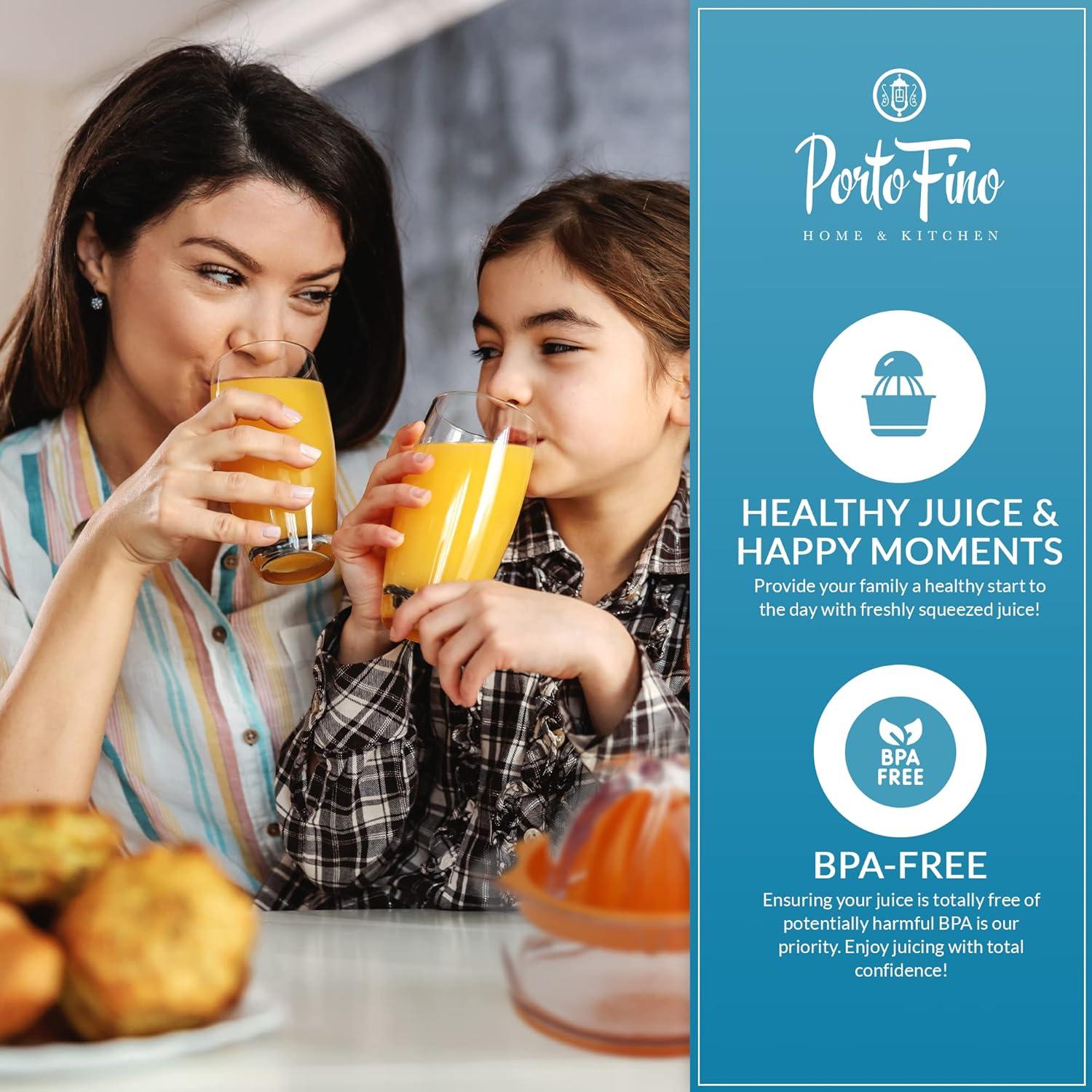 Exprimidor Manual de Cítricos PortoFino - 1 Taza - Naranja