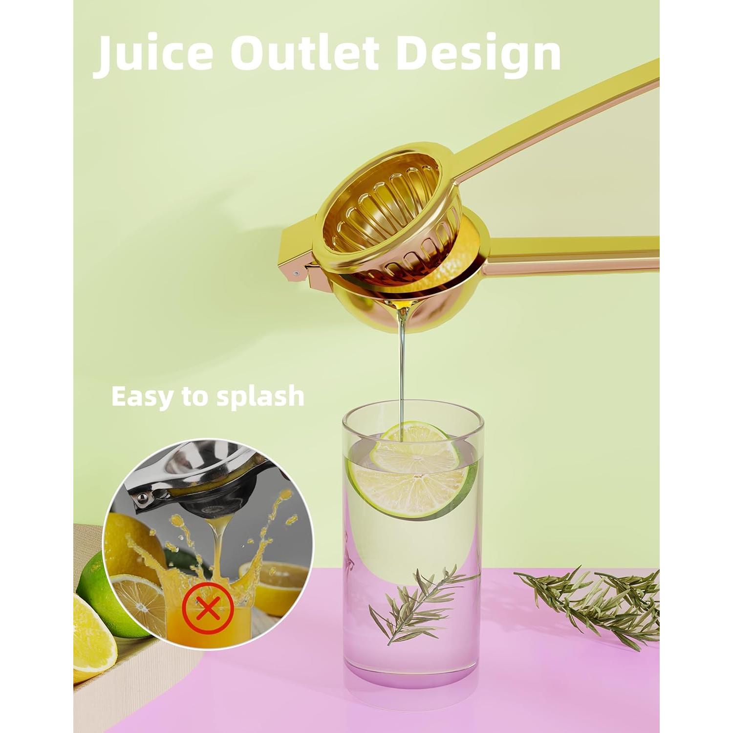 Exprimidor de Limón WZKALY de Acero Inoxidable 9" Manual