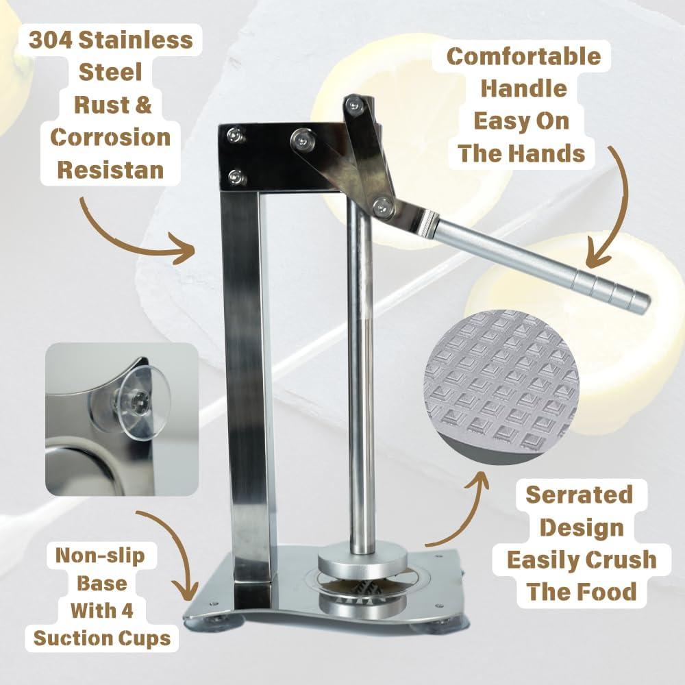 Prensador Manual de Limón Hojioyi de Acero Inoxidable 20cm