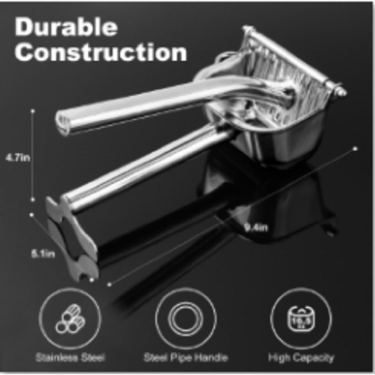 Exprimidor Manual KYACHITOS de Acero Inoxidable 304 0.72kg