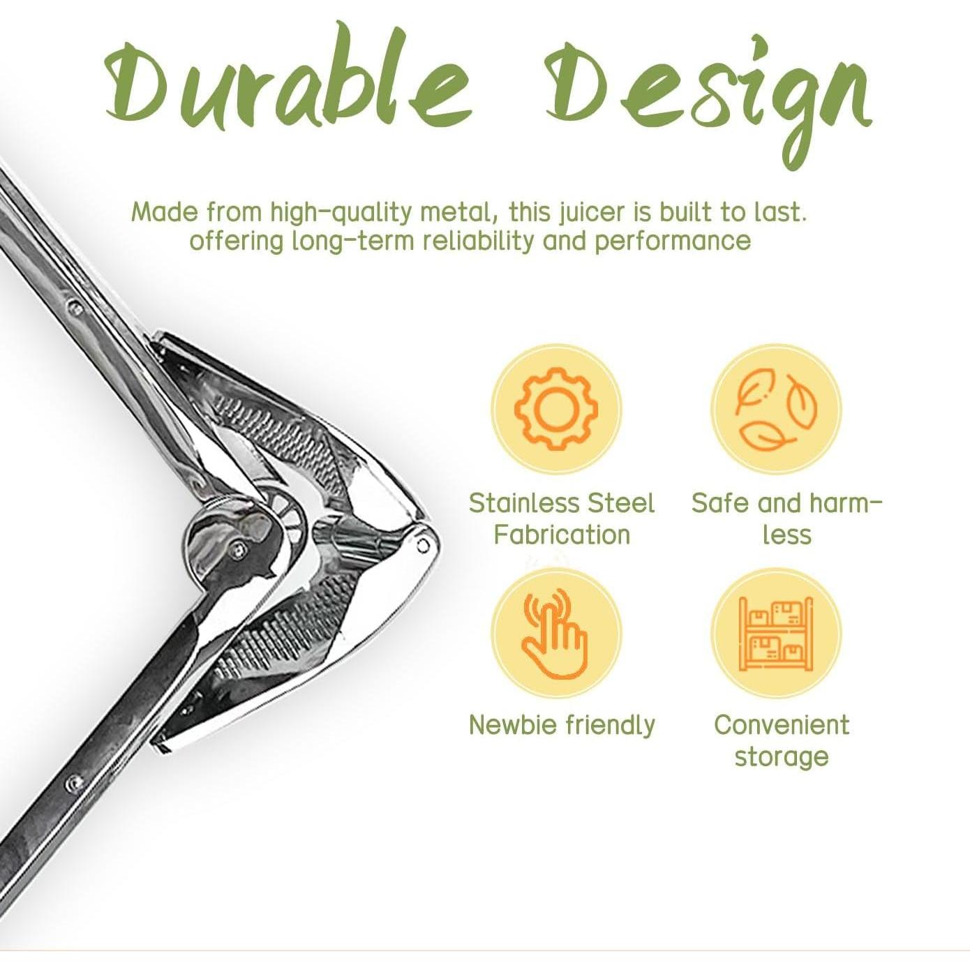 Exprimidor Manual de Cítricos Aoocan de Acero Inoxidable 0.56 kg