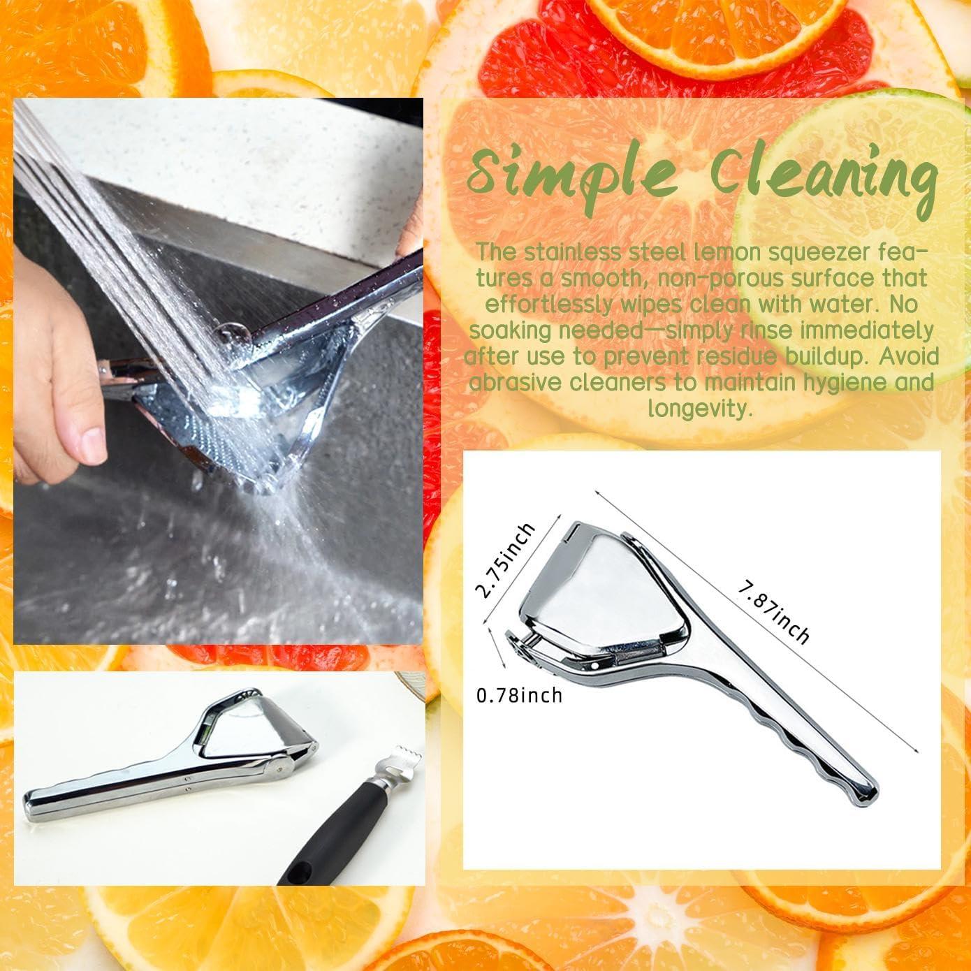 Exprimidor Manual de Cítricos Aoocan de Acero Inoxidable 0.56 kg